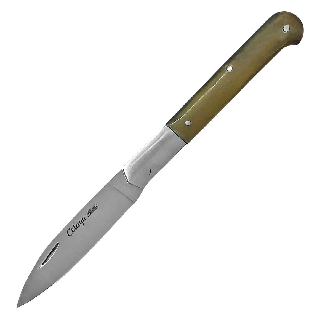 Navaja clásica Cabritera con mango de asta de toro y hoja de 8 cm