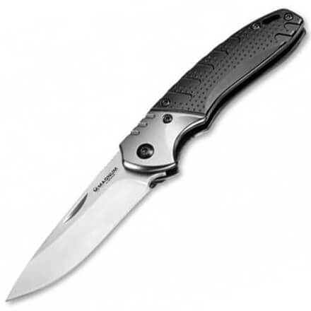 Canivete EDC com lâmina de aco inoxidavel de ponta descendente