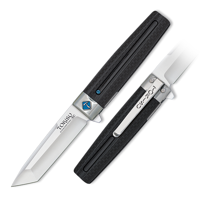 Tokisu sport taschenmesser mit klinge aus rostfreiem stahl