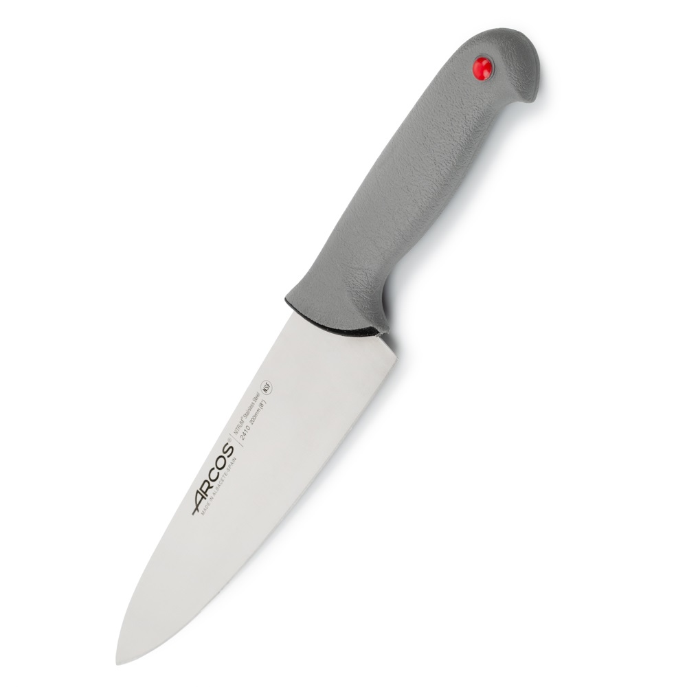 Cuchillo cocinero Arcos con hoja de 20 cm Colour prof mango doble... Cuchillo cocinero Arcos con hoja de 20 cm Colour prof mango doble...