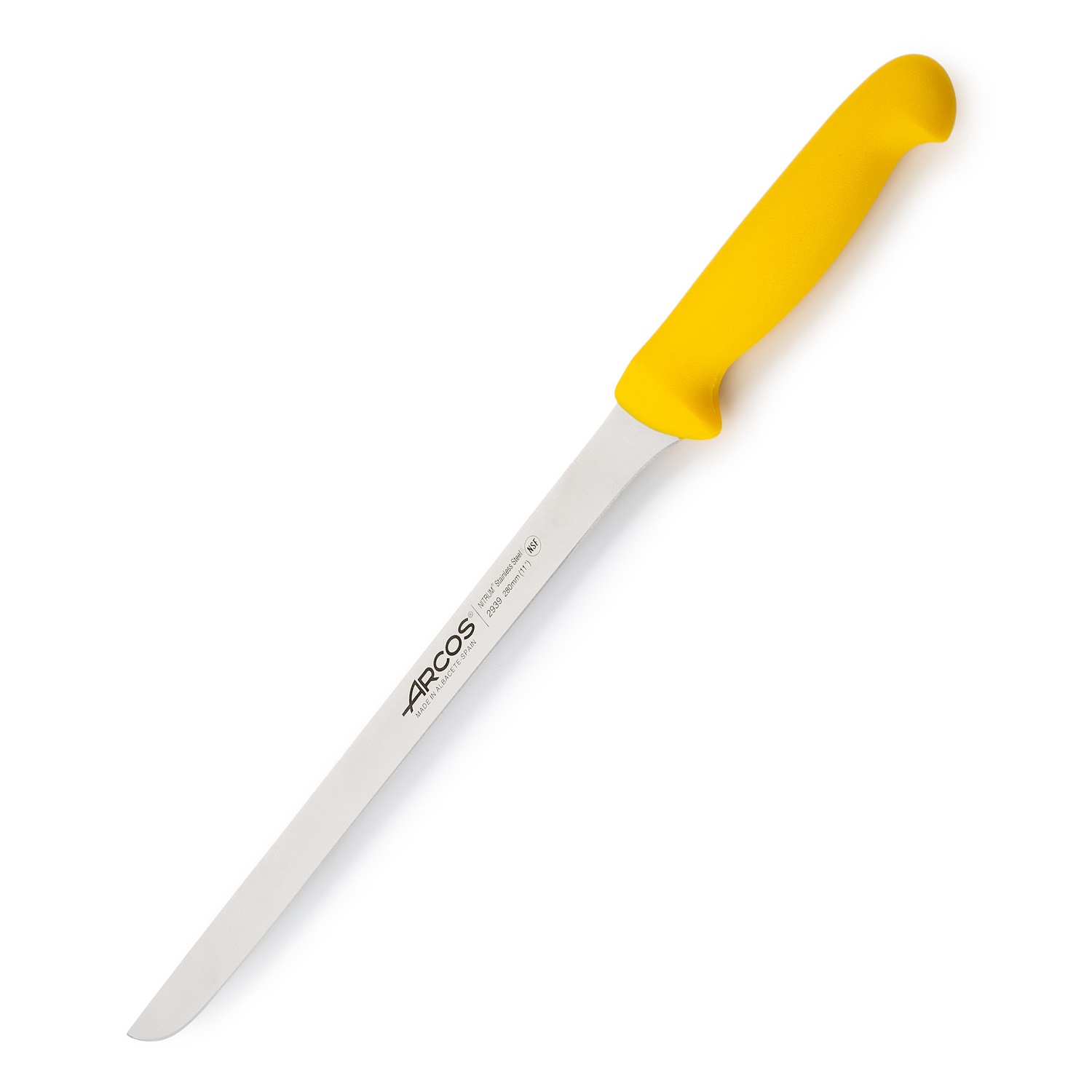Cuchillo jamonero arcos serie 2900 con hoja de 28 cm y mango de p...
