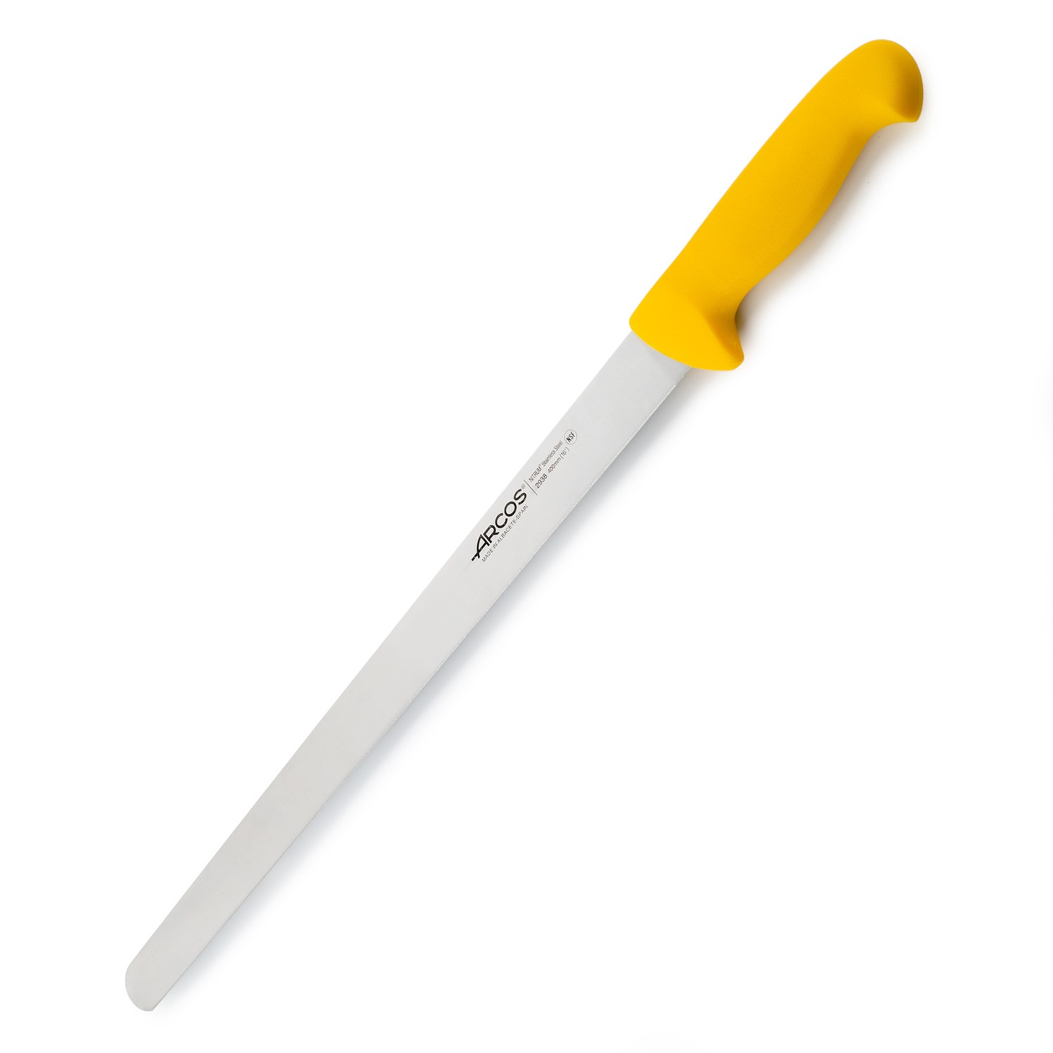Cuchillo de fiambre arcos serie 2900 con hoja de 40 cm y mango de... Cuchillo de fiambre arcos serie 2900 con hoja de 40 cm y mango de...
