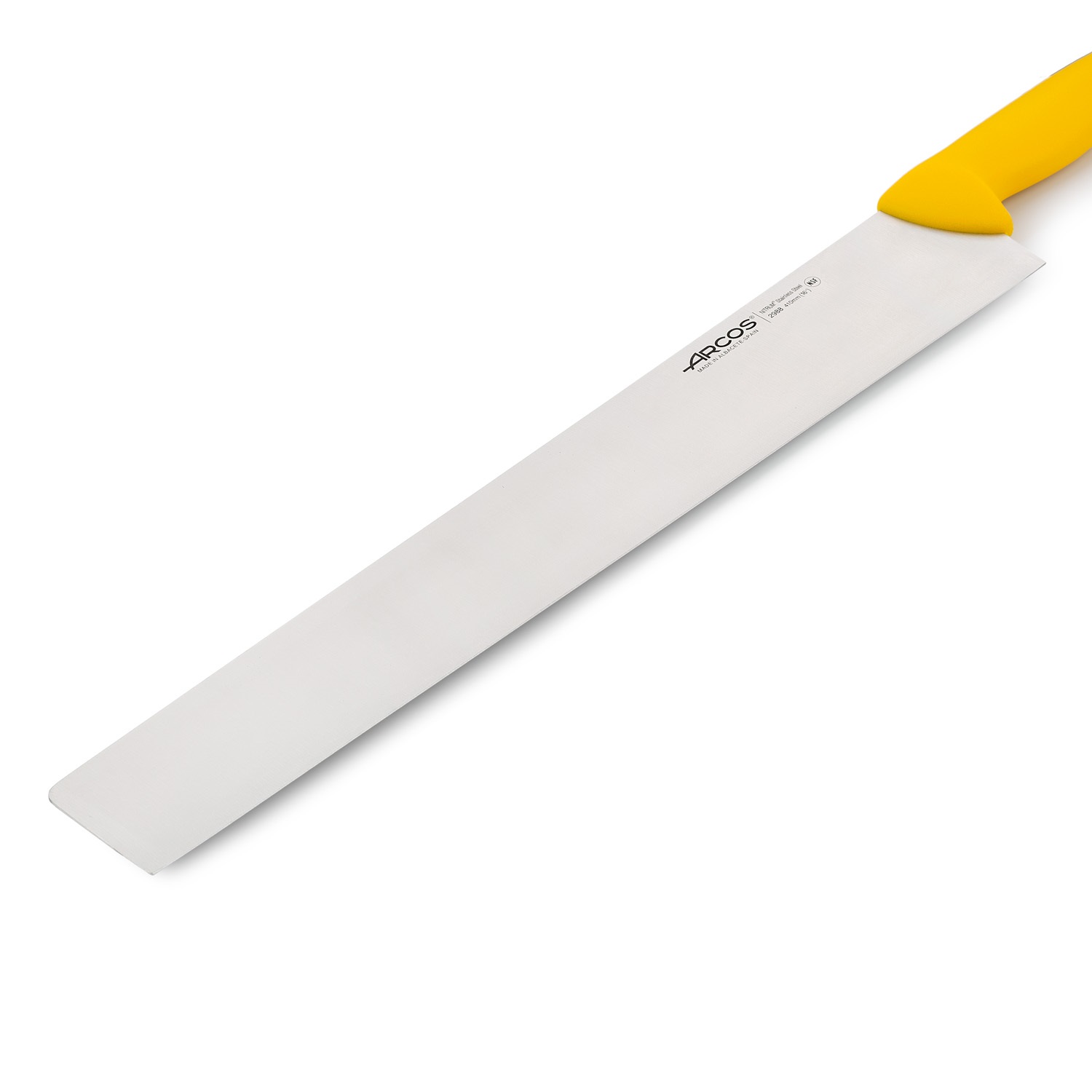 Cuchillo salami y queso Arcos con hoja recta de 41 cm mango polipropileno colores