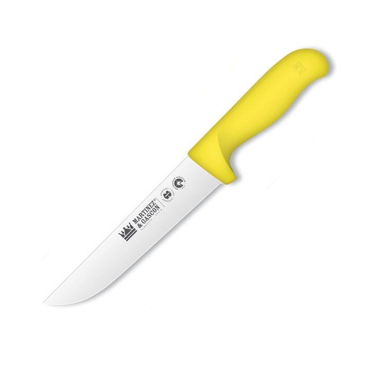 Couteau de boucher avec lame de 18 cm et manche en polypropylène ...