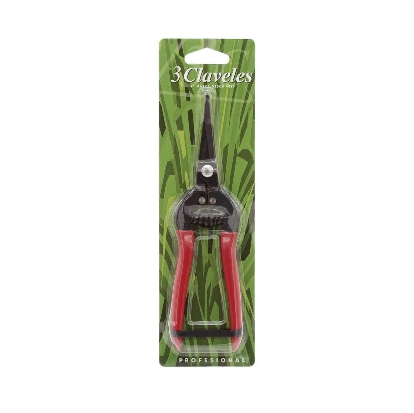 Tijera limpia uvas agricultura 19 cm 3 Claveles