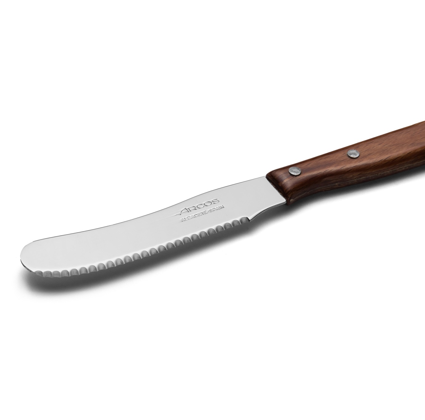Arcos Latin Series Butter Knife with Wooden Handle and 90mm Blade (Blister)