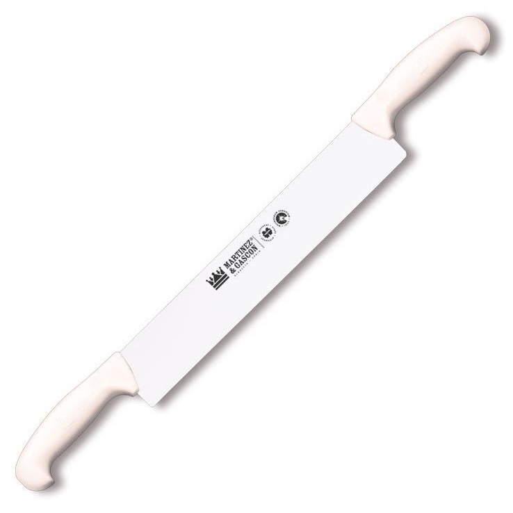 Cuchillo quesero dos puños con hoja de 32 cm y mango de polioxime...