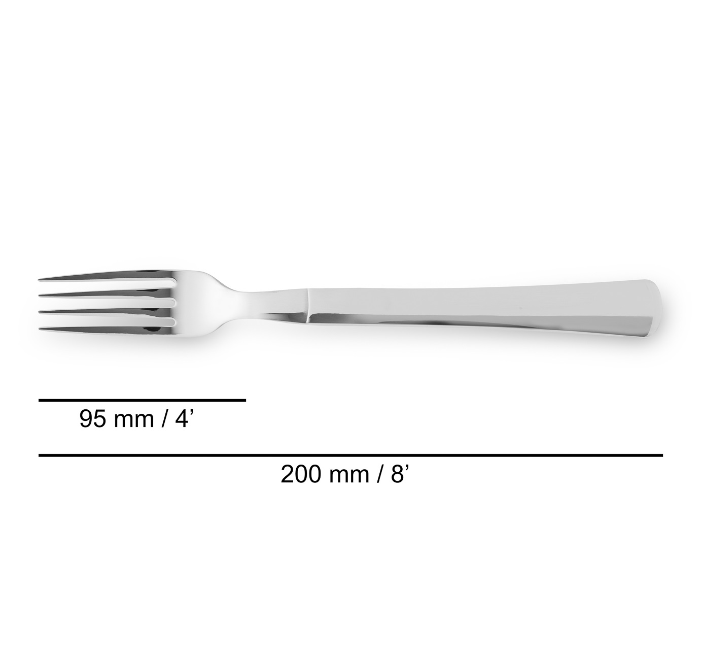 Table fork 200 mm Arcos stainless steel