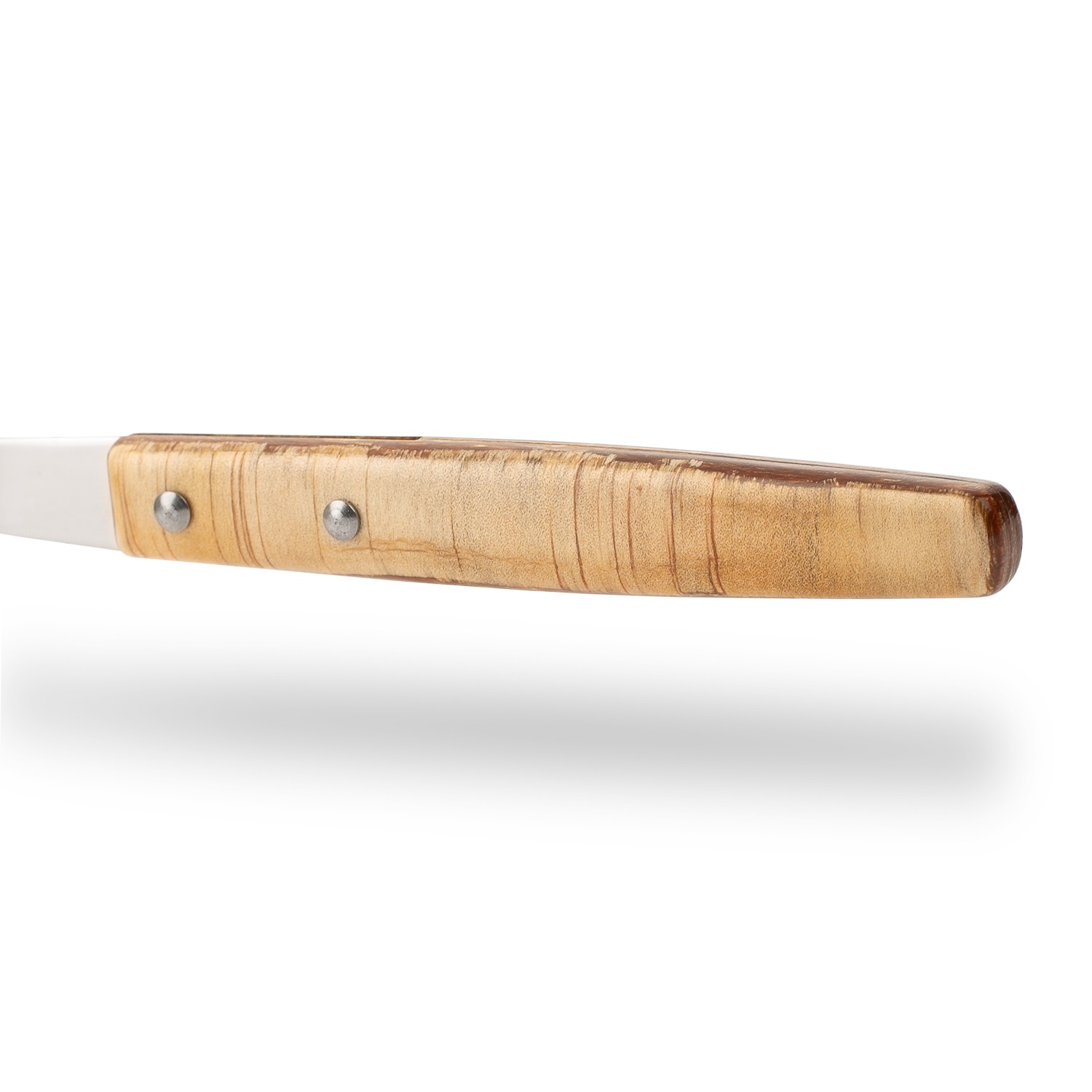 12 cucchiai da tavola Arcos da 205 mm con manico in legno compresso marrone chiaro