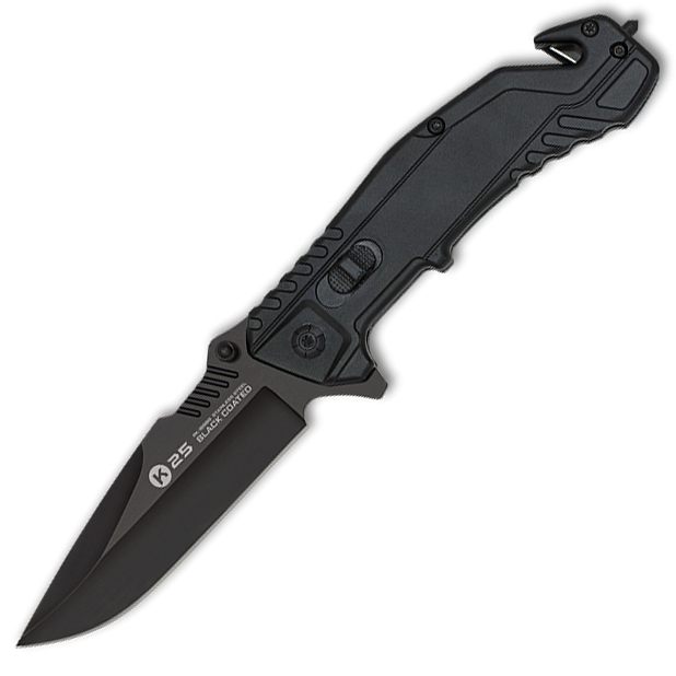 K25 tactical knife with line lock and 9 cm blade