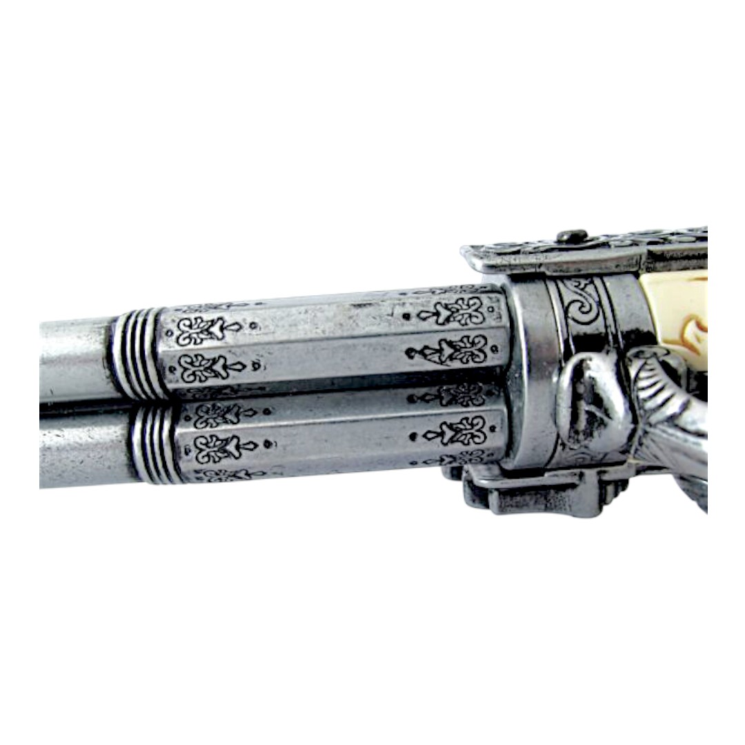 Dreiläufige Steinschlosspistole, Frankreich, 18. Jahrhundert, 1309