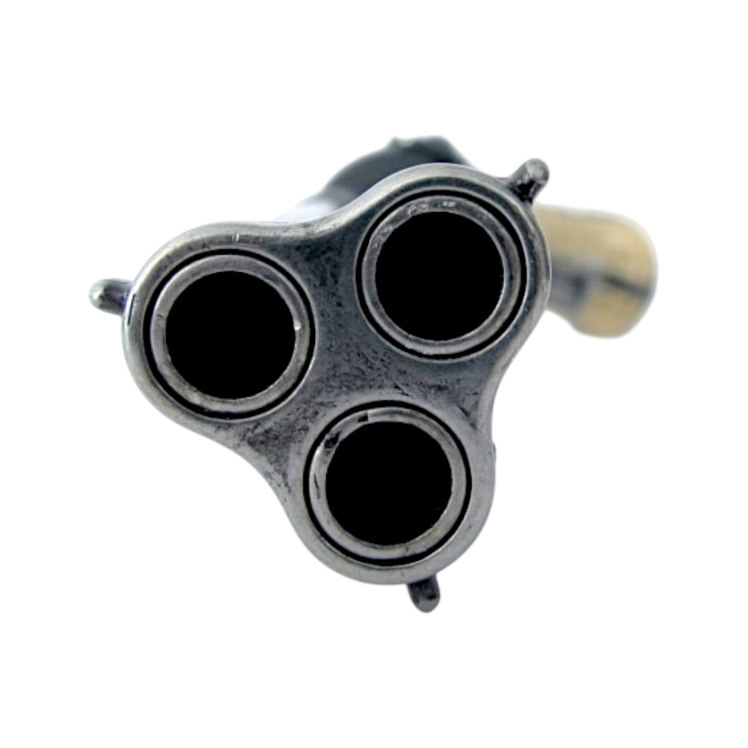 Dreiläufige Steinschlosspistole, Frankreich, 18. Jahrhundert, 1309