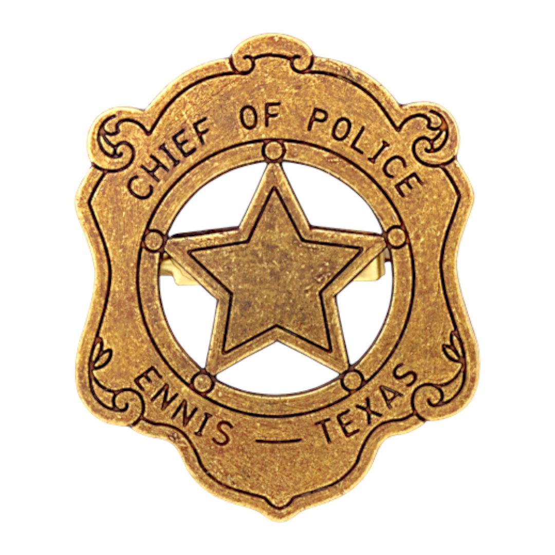 Plaque de shérif à 5 pointes