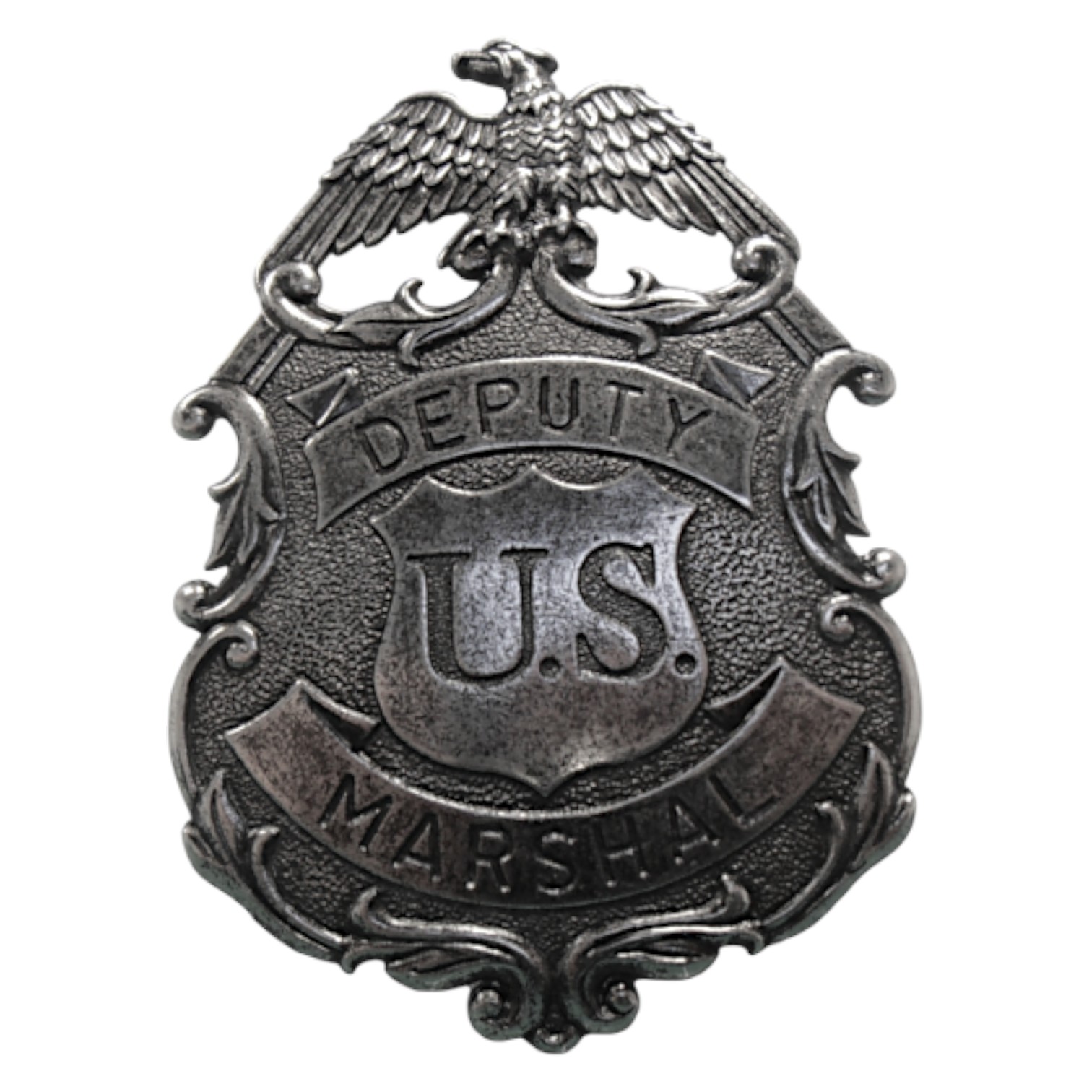 Marshal-Plakette mit Adler, vernickelt