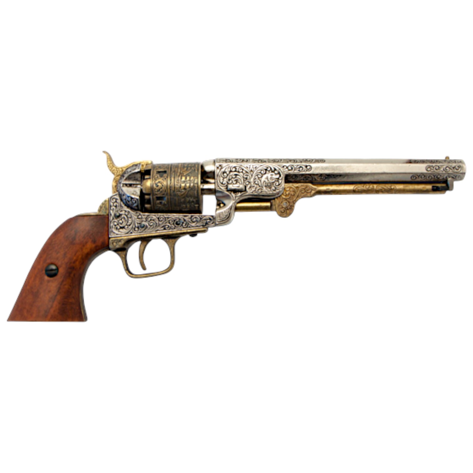 Revolver Peacemaker Navy mit Holzfinish