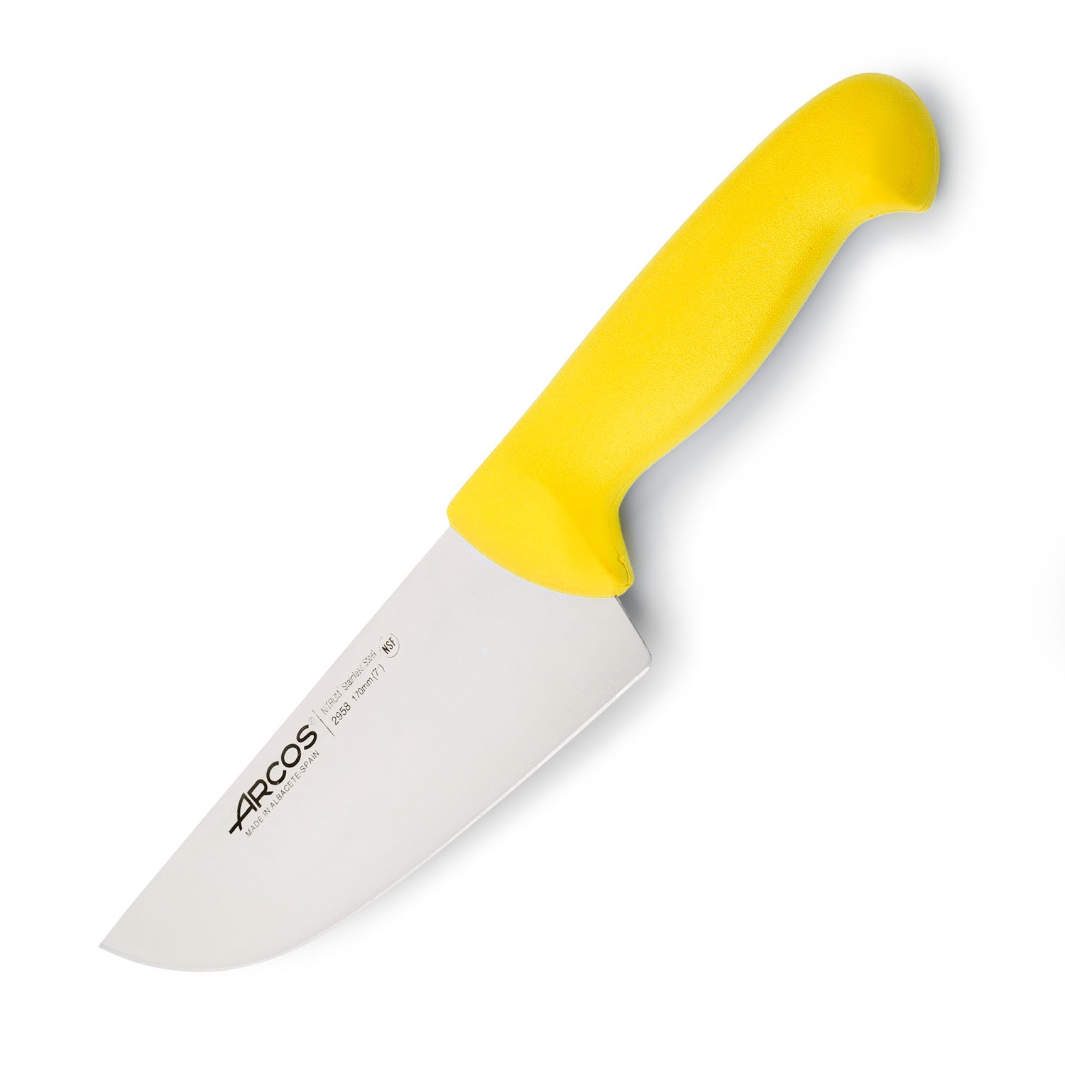 Couteau de boucher Arcos 170 mm avec manche en polypropylène moul...