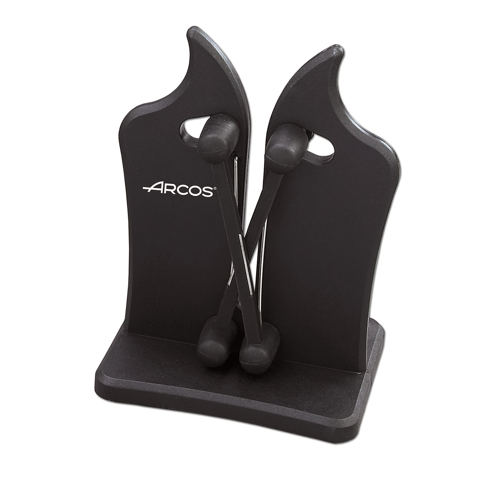 Apontador profissional Arcos fabricado em ABS preto