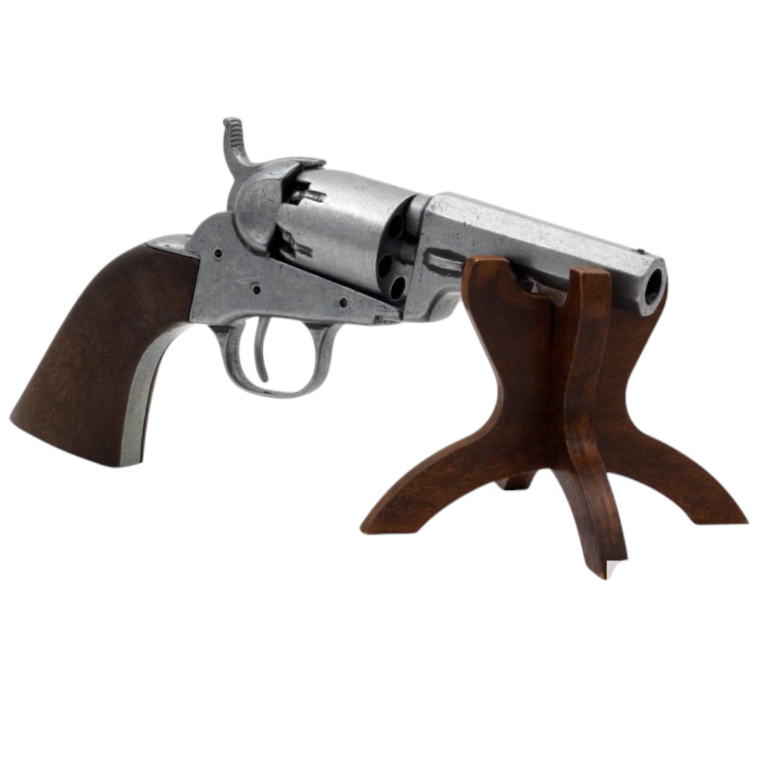 Revólver Wells Fargo com acabamento azulado