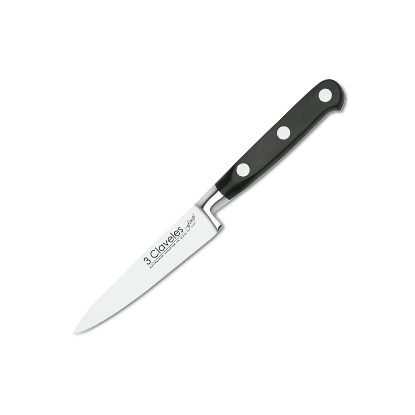 Cuchillo mondador 3 Claveles forgé con hoja de 10 cm y mango de ...