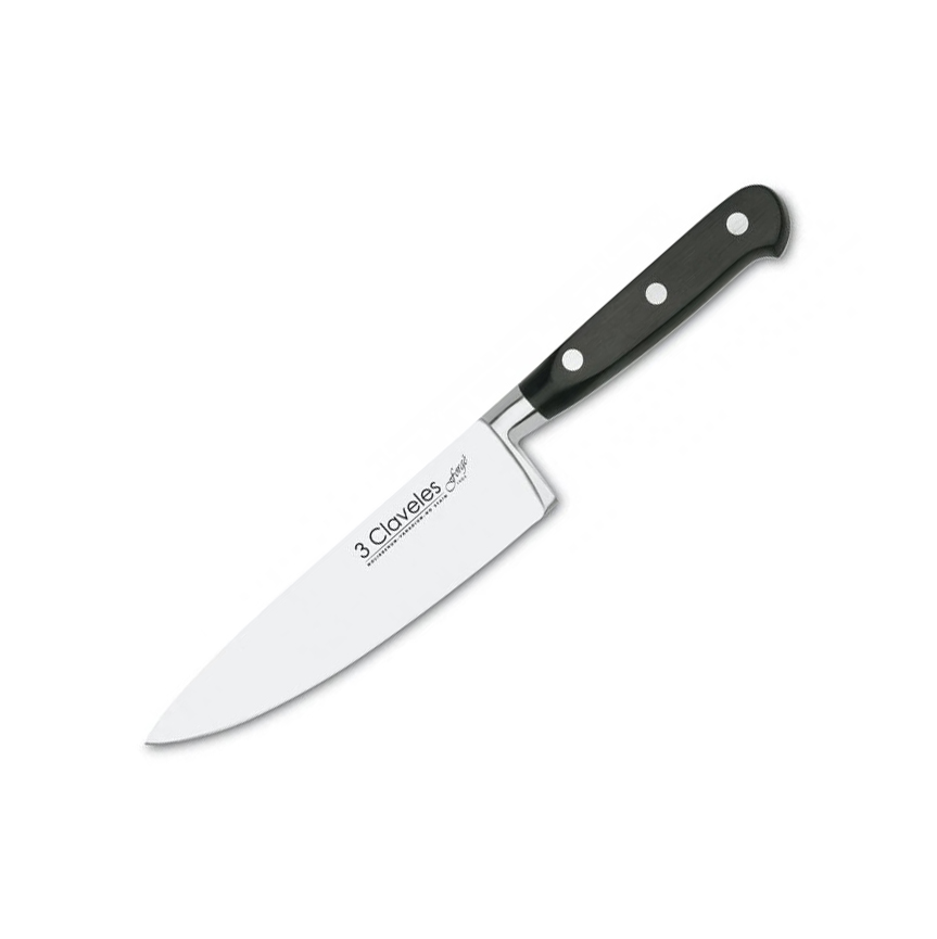 Cuchillo cocinero 3 Claveles forgé con hoja de 15 cm y mango de ...