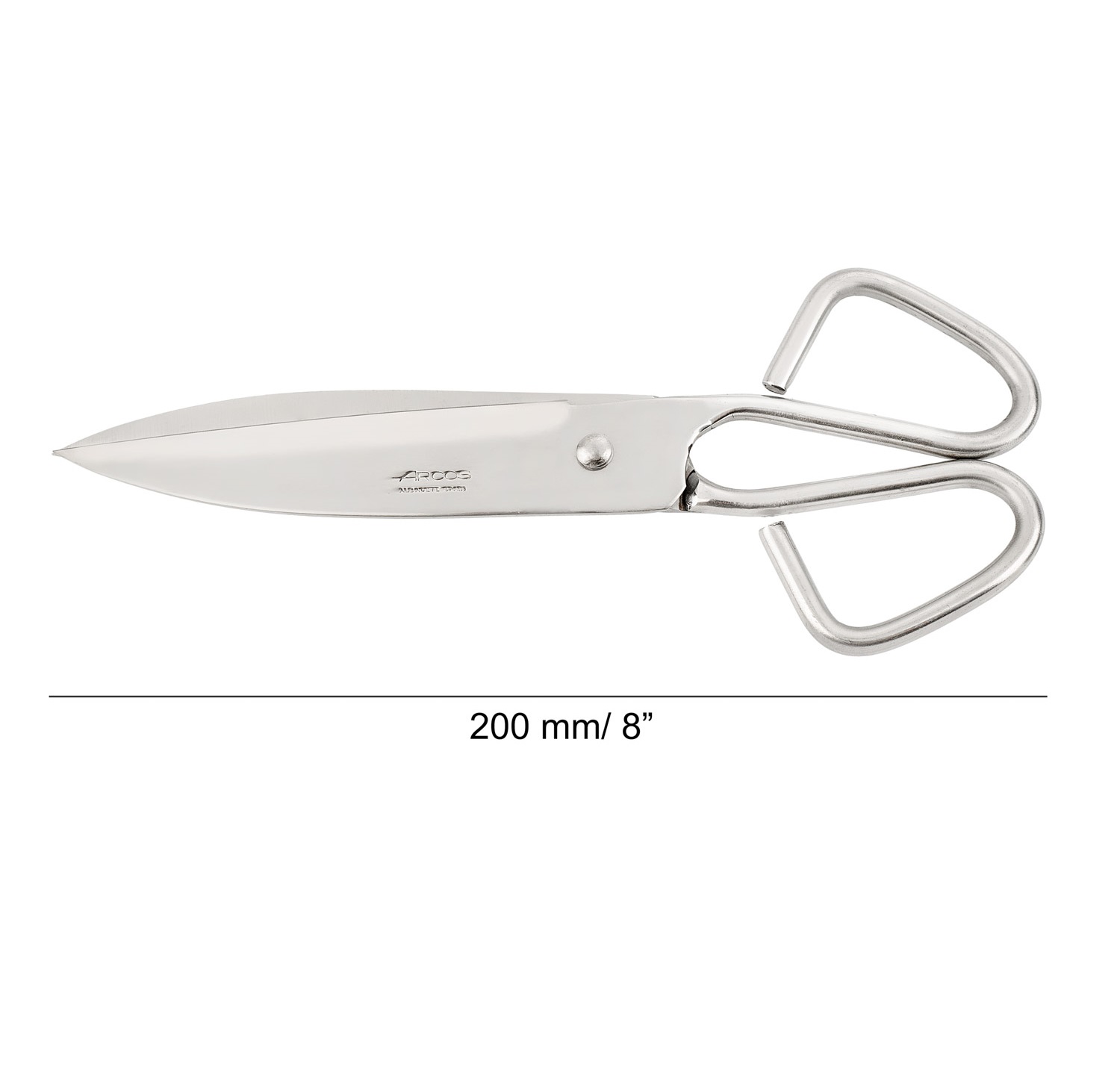 Tijeras de cocina Arcos enterizas de acero inoxidable 200 mm
