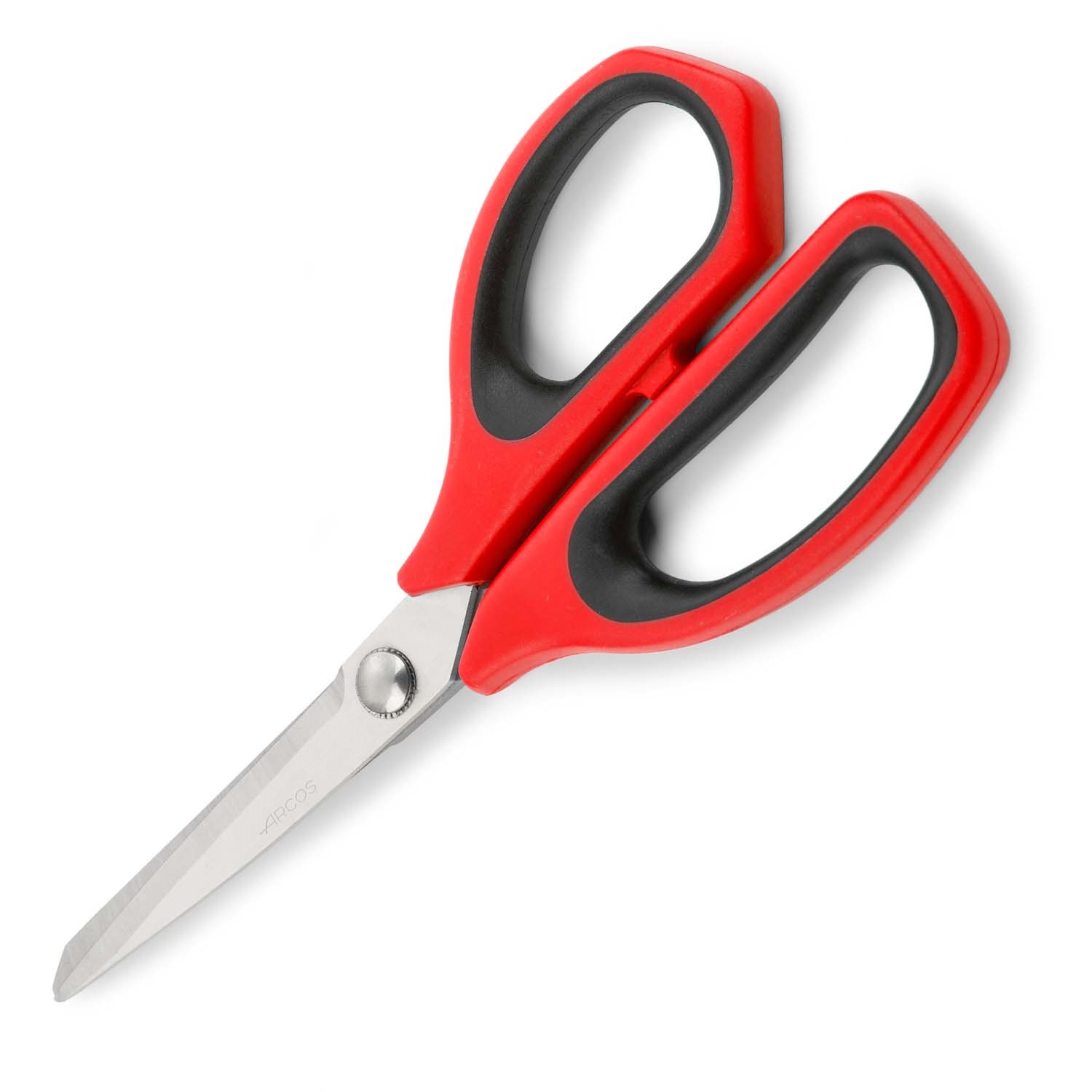 Tesoura de cozinha Arcos Prochef de 215 mm com cabo em polipropileno vermelho e preto