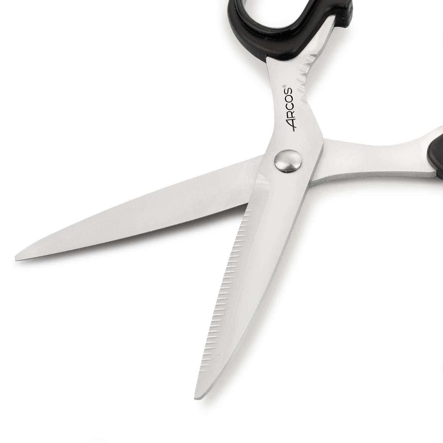 Arcos Küchenschere, 200 mm, mit schwarzem Polypropylengriff in Blisterverpackung