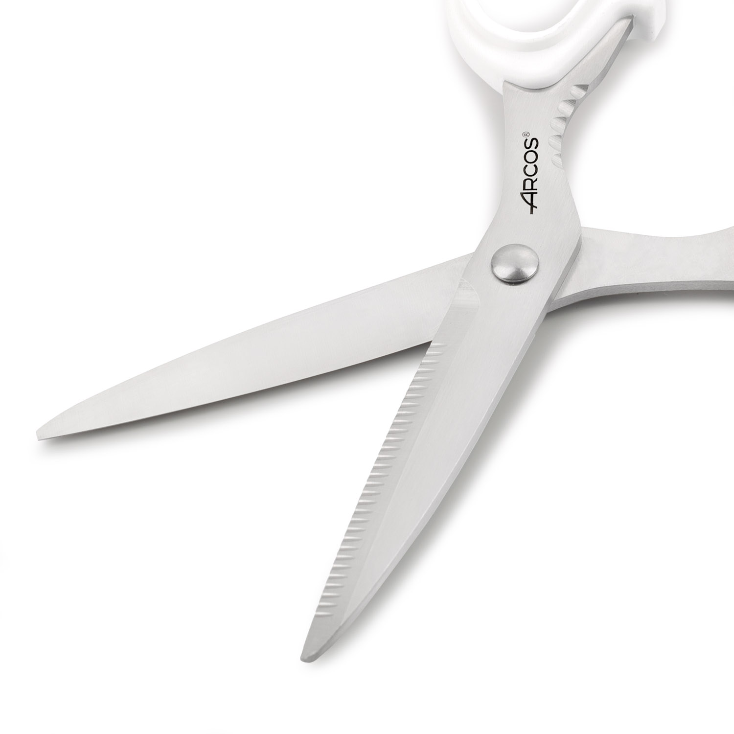 Tijeras de cocina Arcos 200 mm con mango de polipropileno blanco