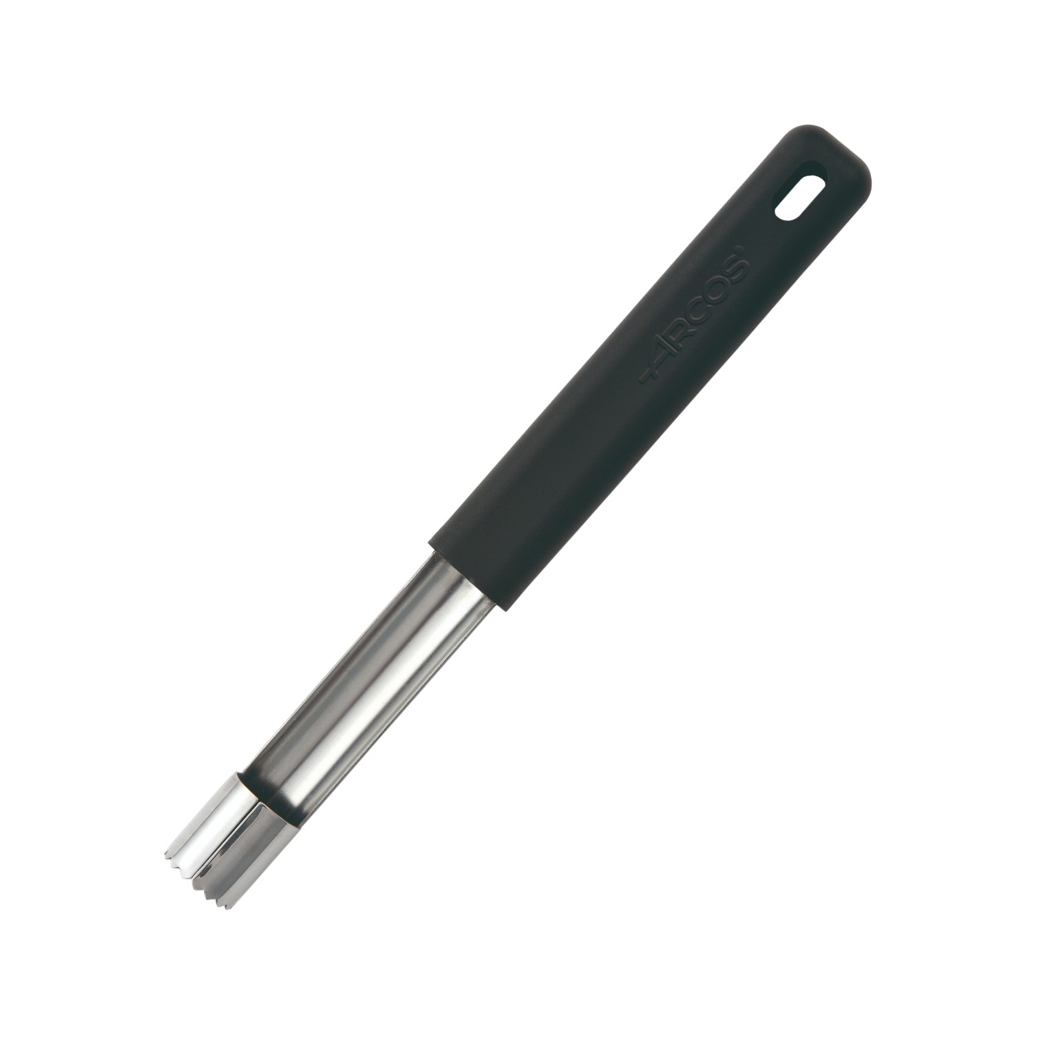Arcos apple corer with straight black polypropylene handle