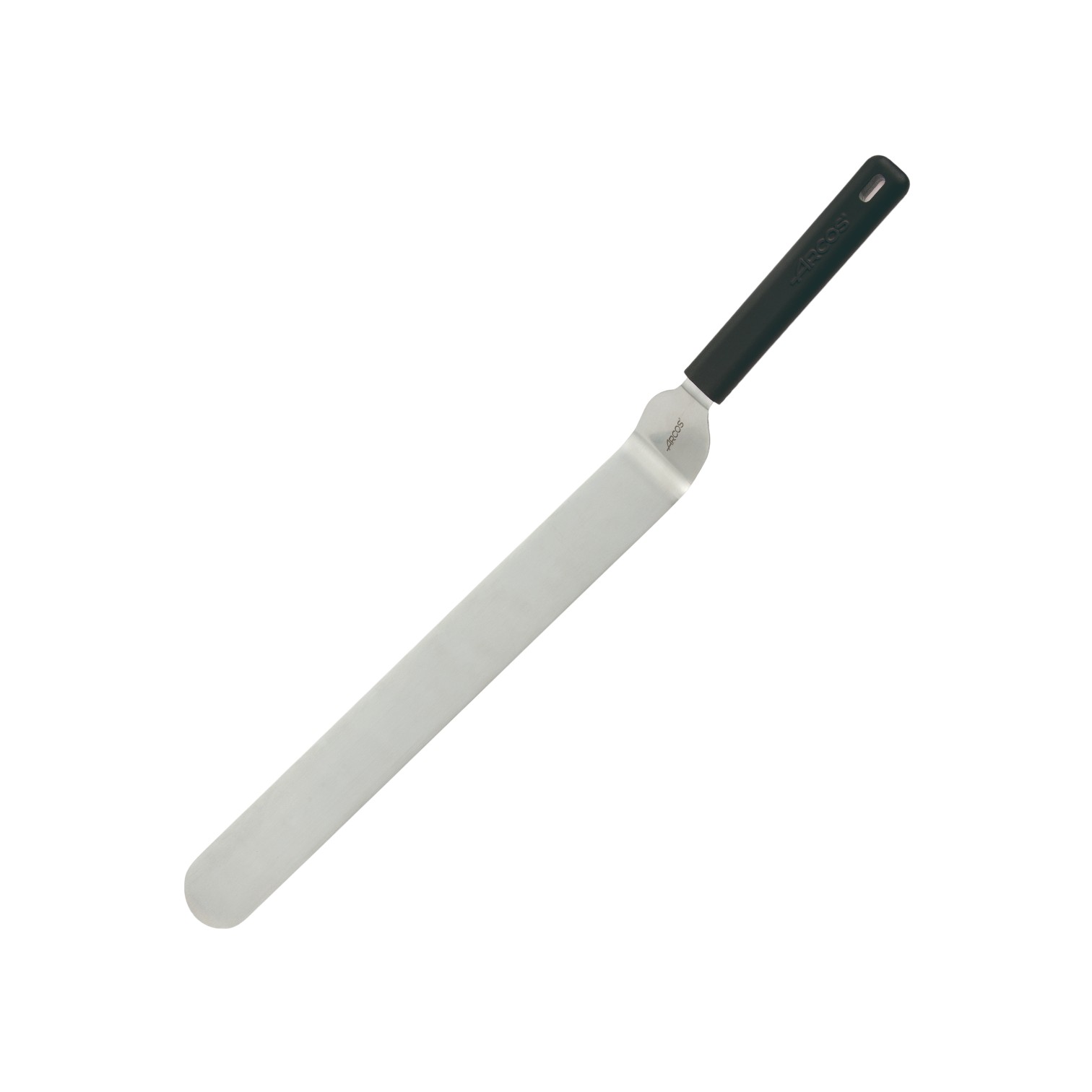 Arcos 280x35 mm angled spatula with black polypropylene handle