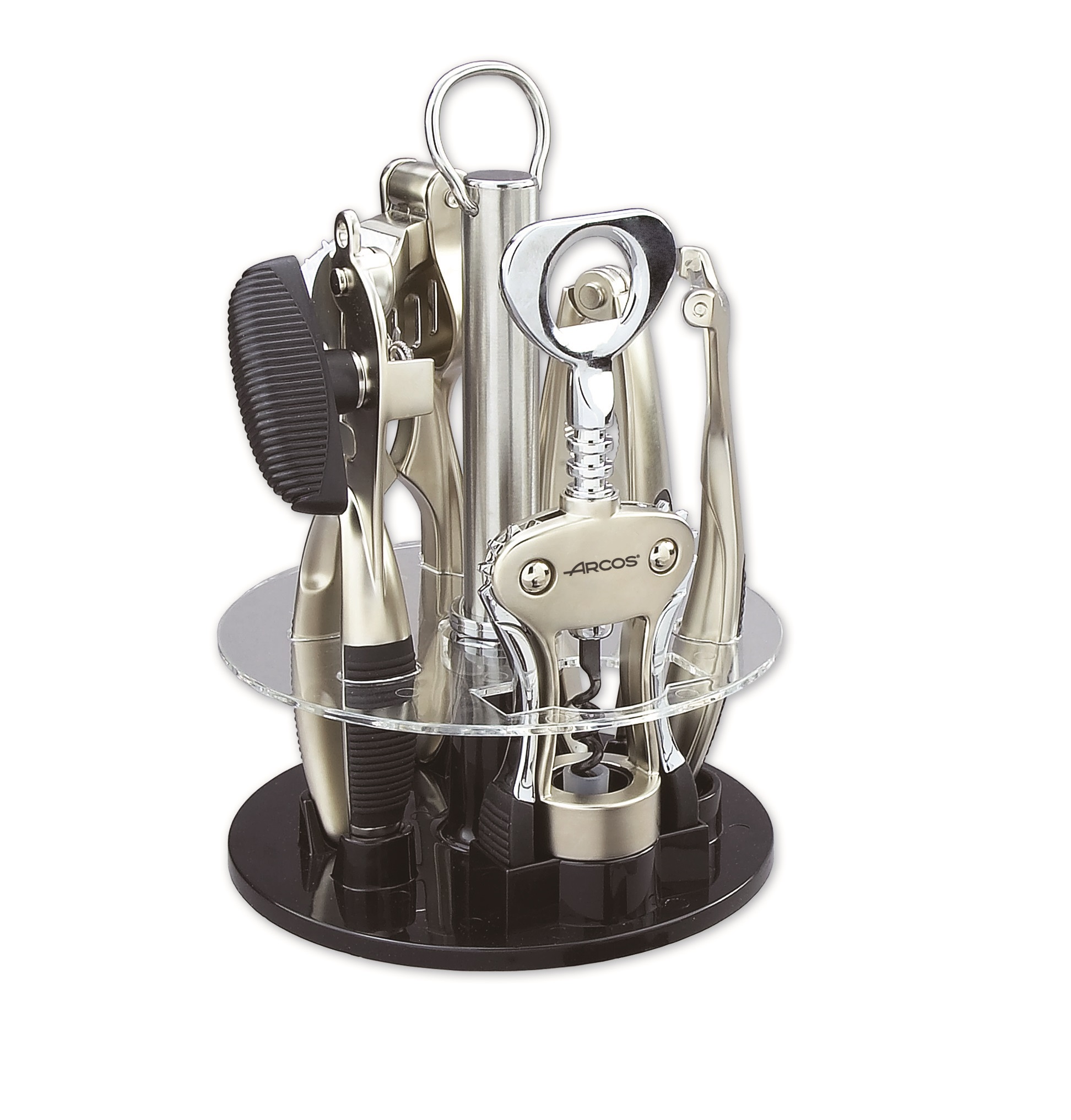 Set Arcos in acciaio inox con 5 utensili da cucina