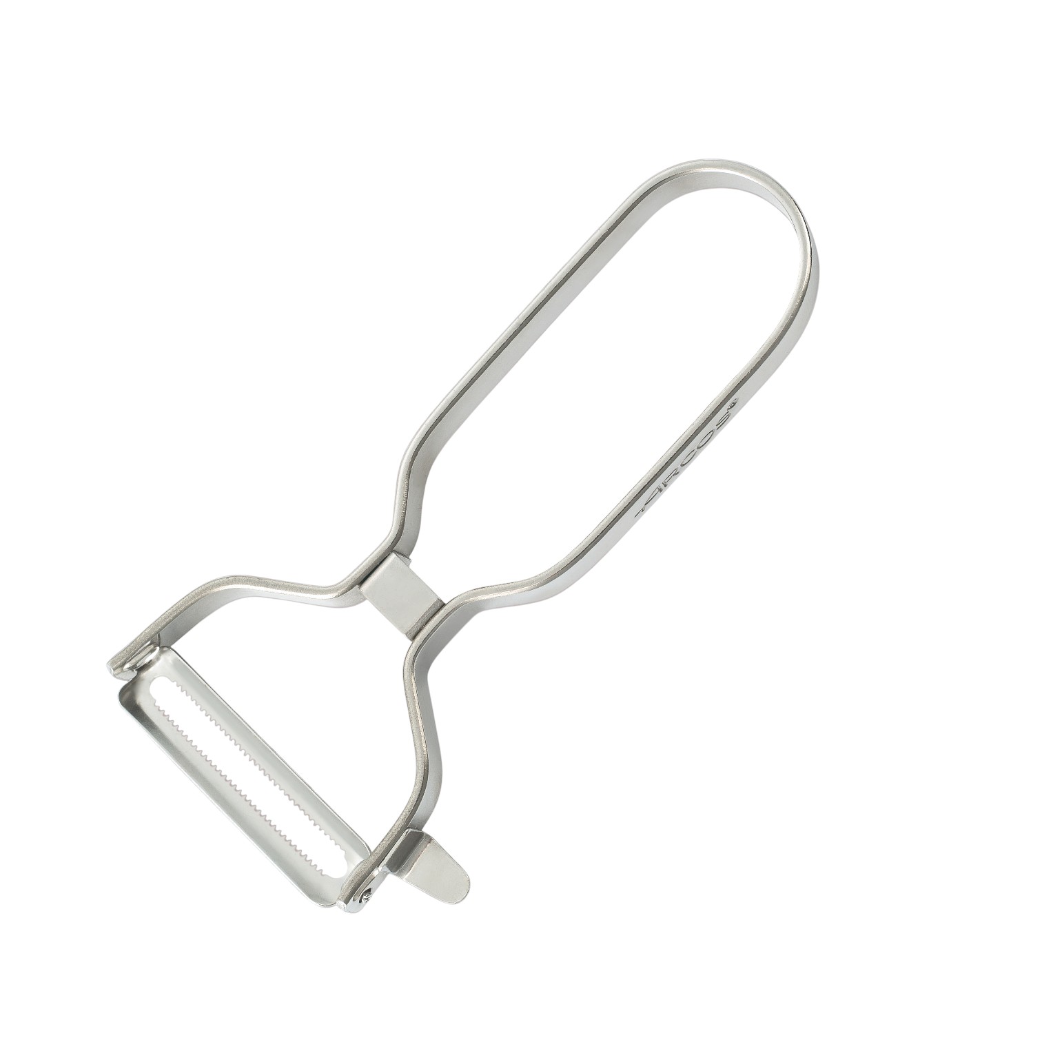 Arcos Edelstahl-Sparschäler mit Wellenschliff