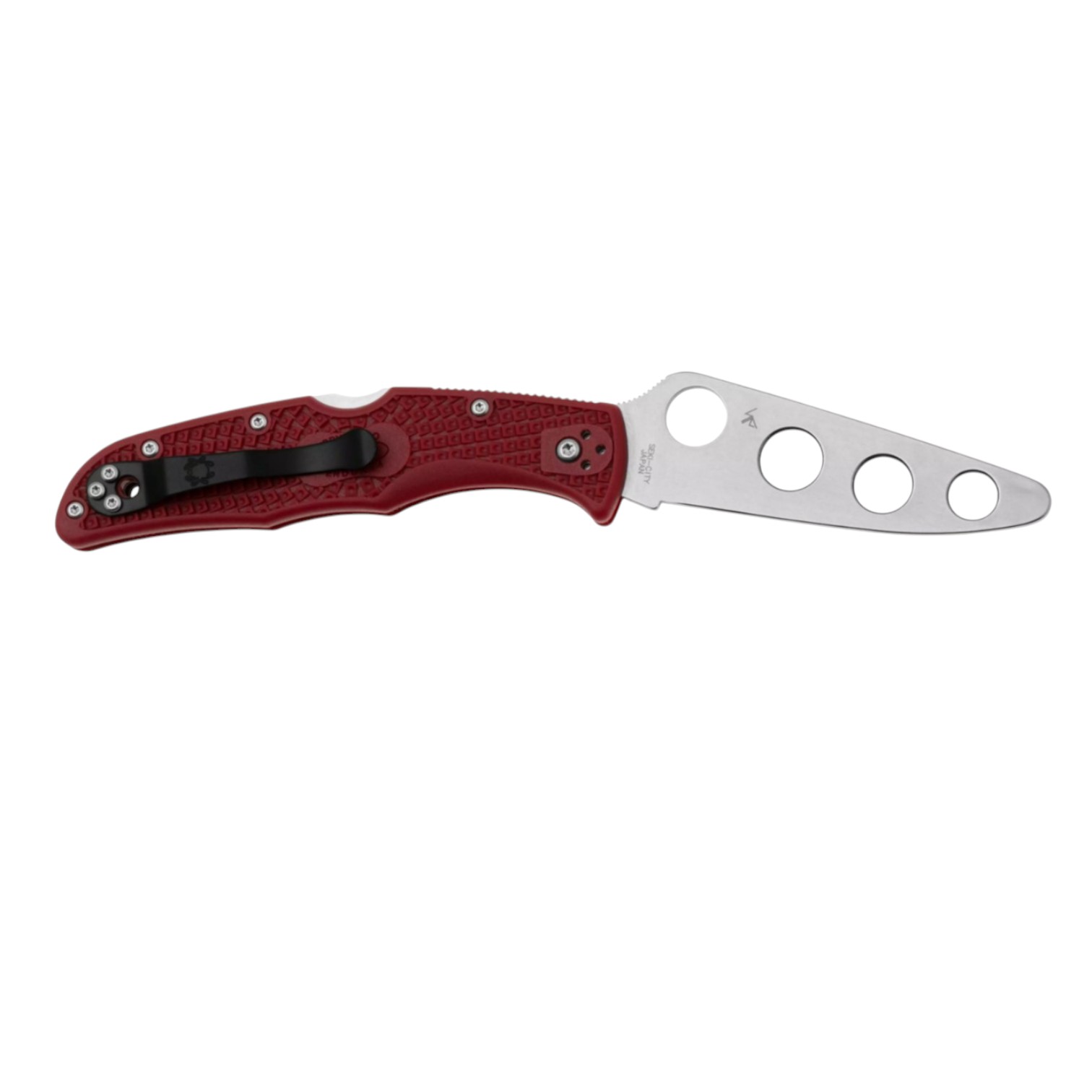 Spyderco Endura 4 Trainer C10TR, dull training knife with red FRN handle