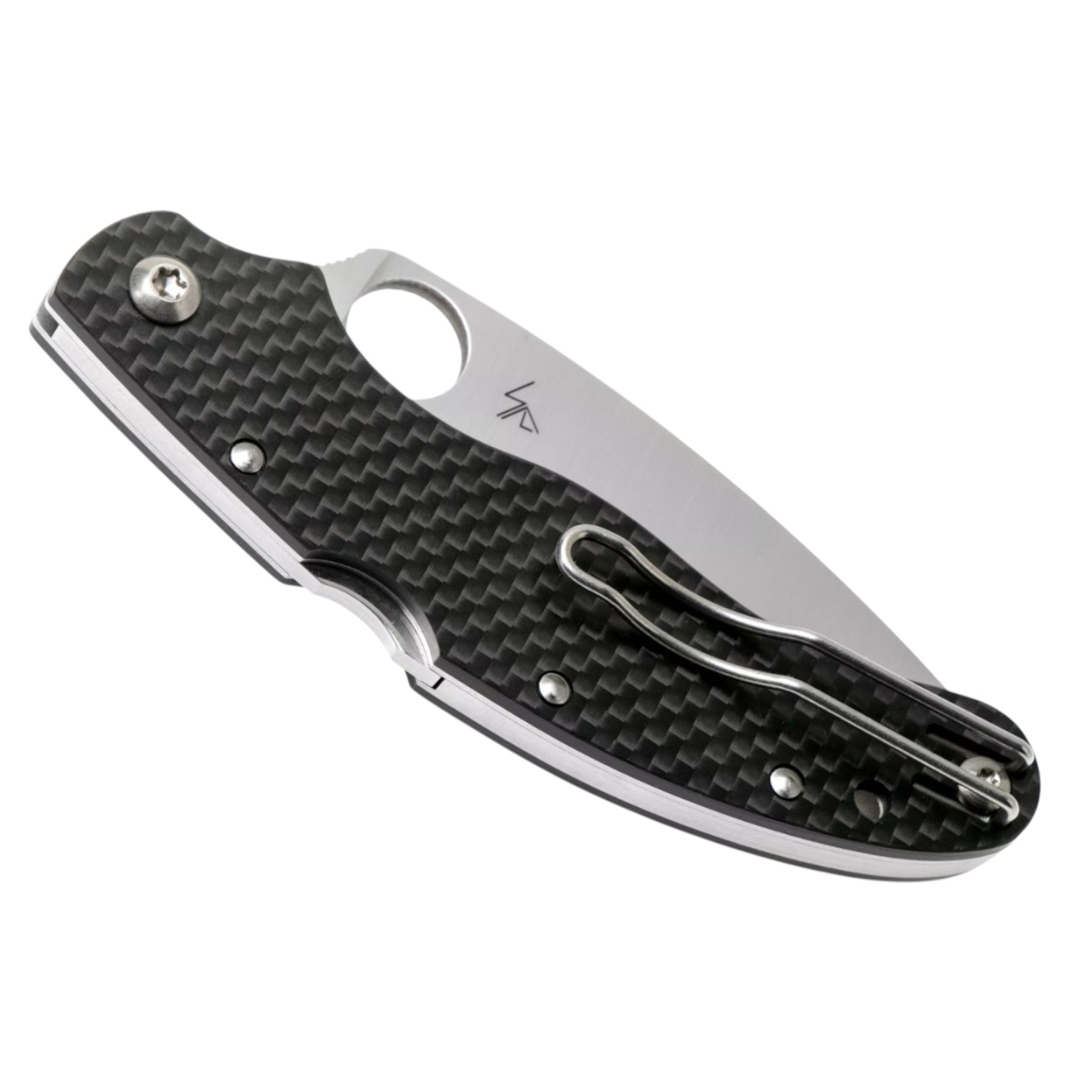 Spyderco Caly 3.5 ZDP-189 C144CFPE navaja con mango de fibra de carbono y hoja de 8.6 cm con lockback