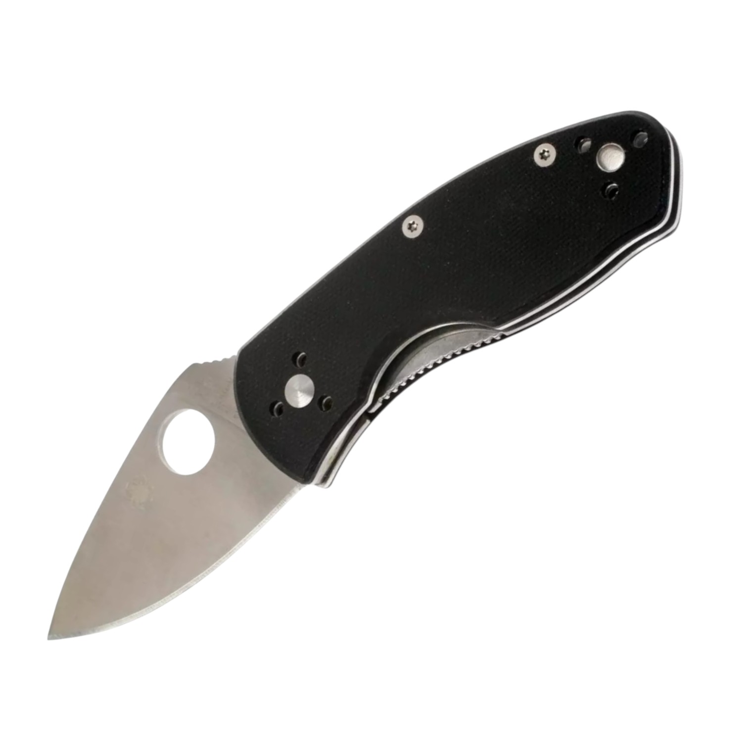 Spyderco Ambitious C148GP, navaja con filo plano con mango de G10...