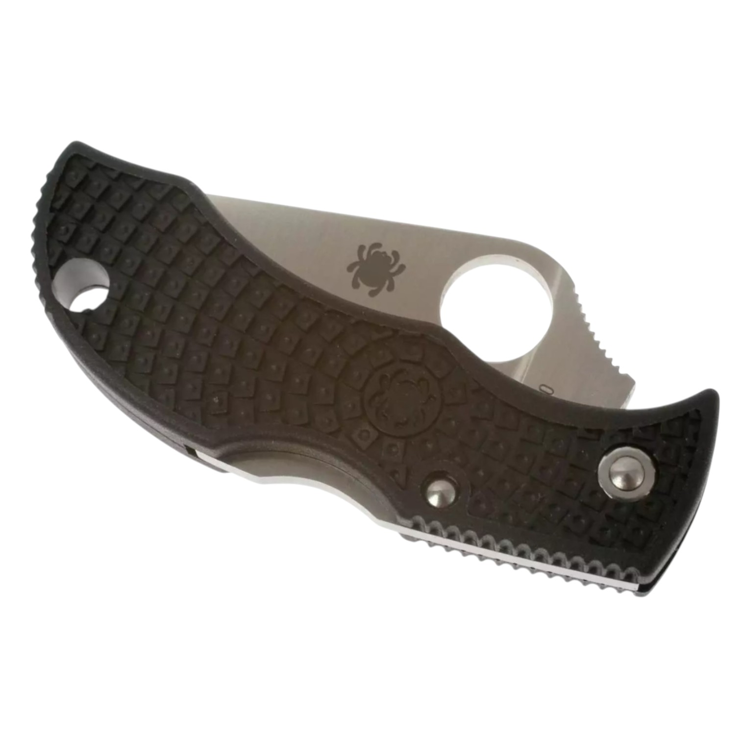 Spyderco MBKP ManBug con mango de FRN negro y hoja de VG10 de 4.4 cm con filo plano