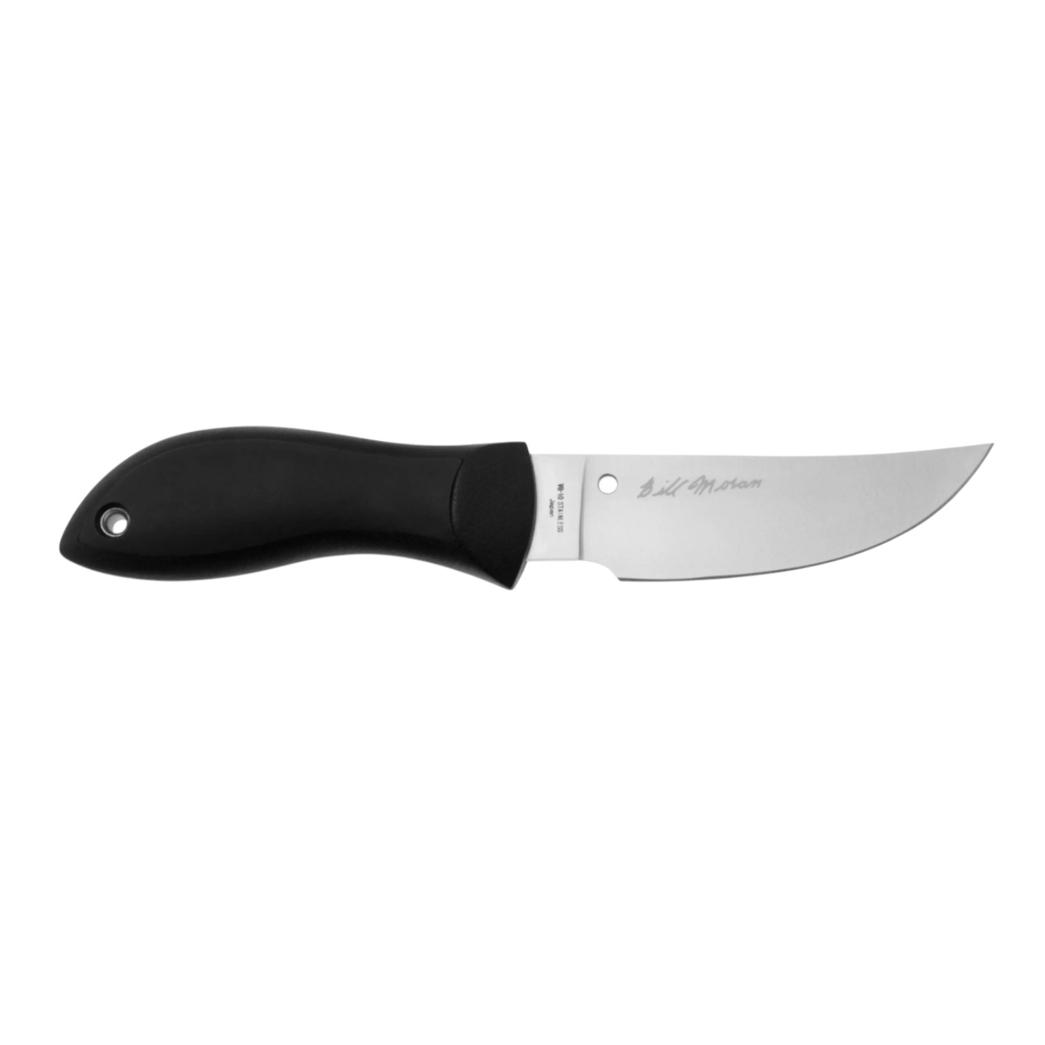 Spyderco Moran Upswept FB01P cuchillo de hoja fija de 10 cm y mango de FRN negro