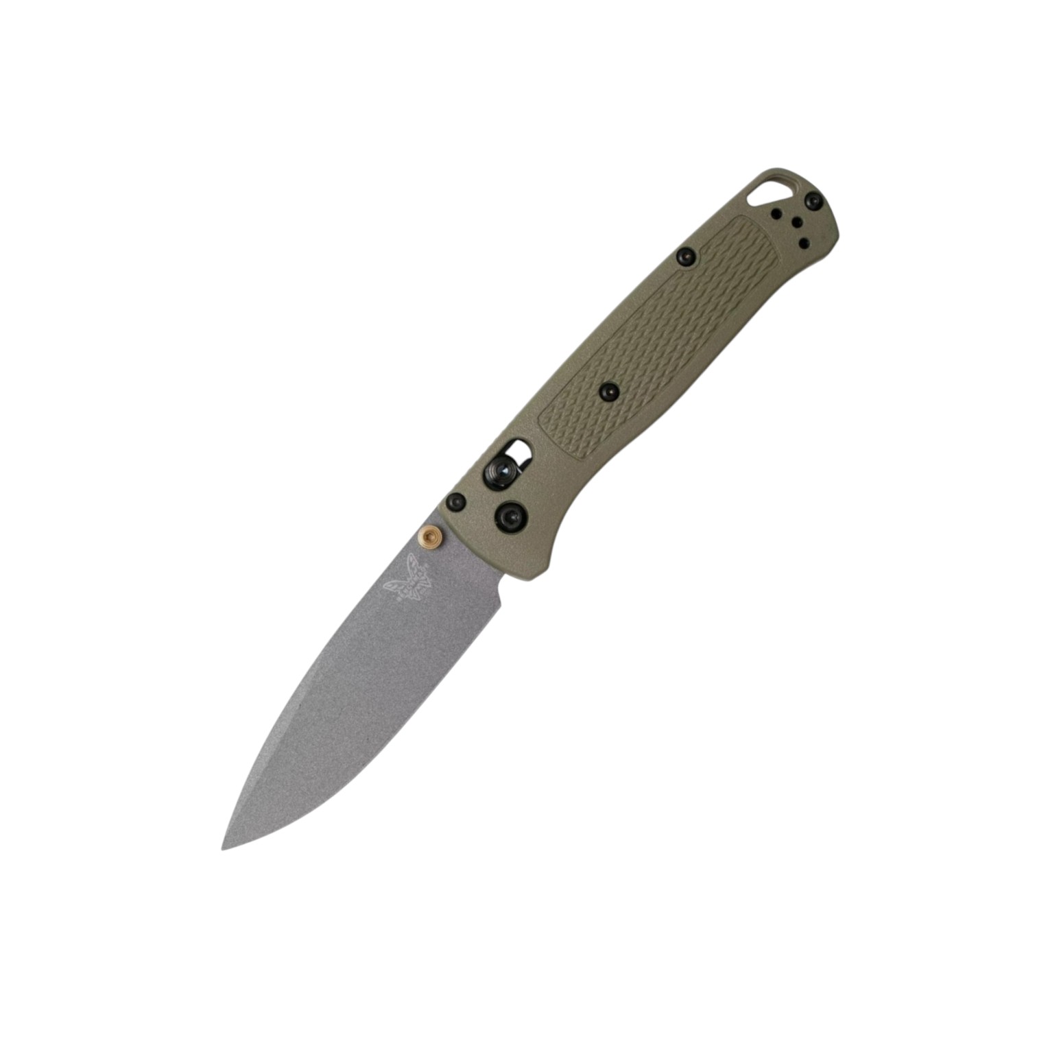 Navaja Benchmade Bugout Ranger green con hoja CPM S30V stonewashed de 8.2 cm y mango grivory verde