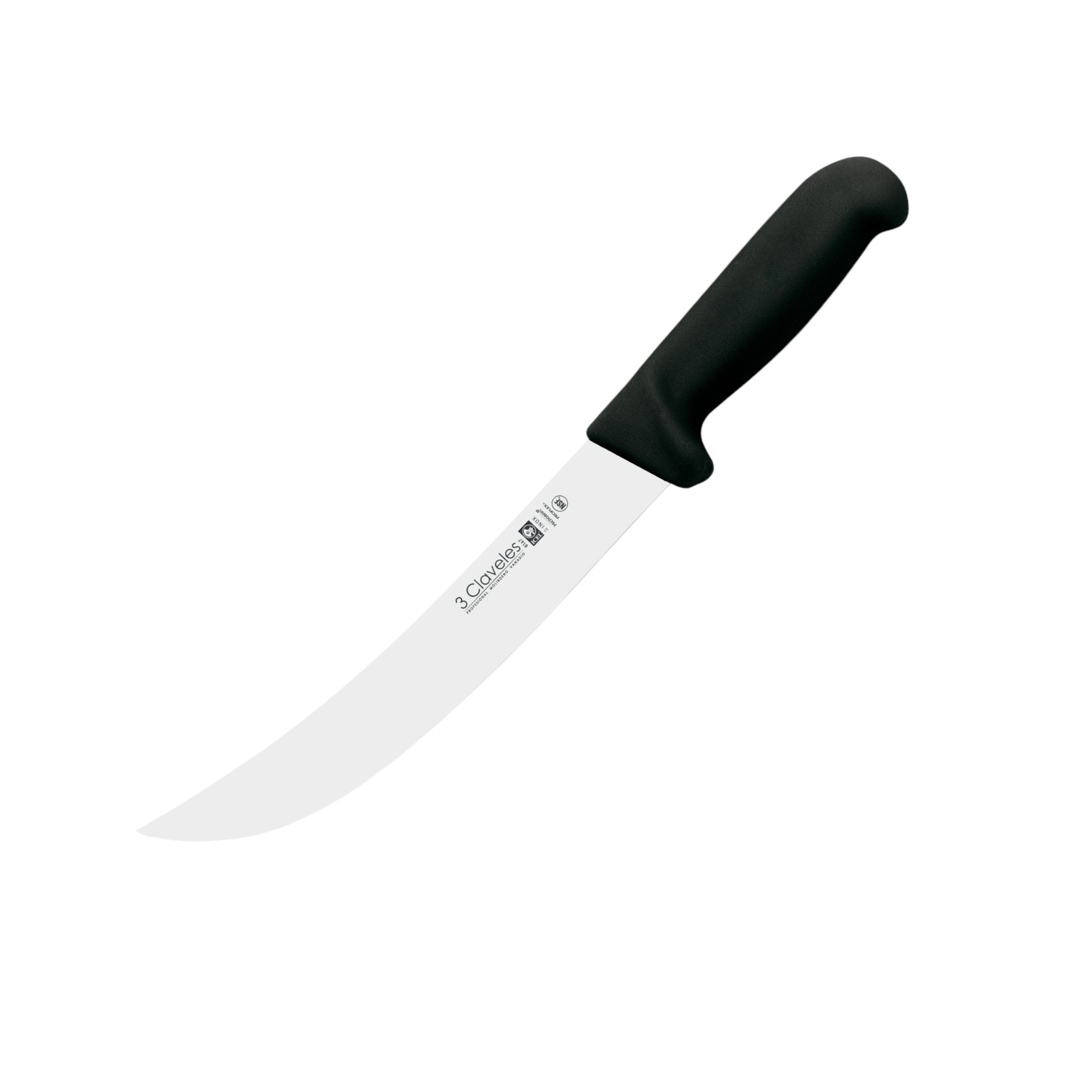 Cuchillo despostador de 20 cm de hoja con mango de proflex negro ...