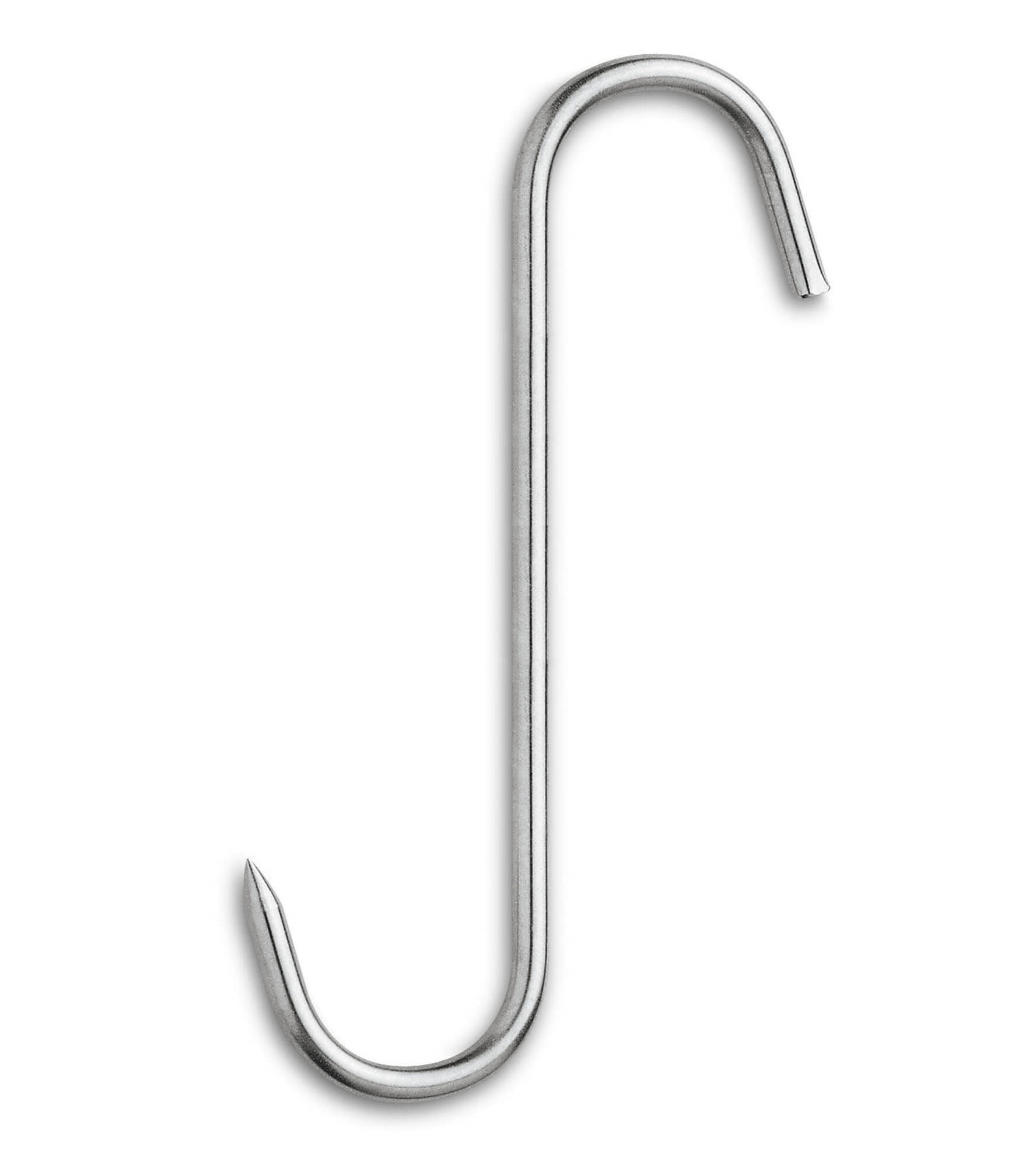 Gancho para carne modelo S acero inox 20x6 cm 3Claveles
