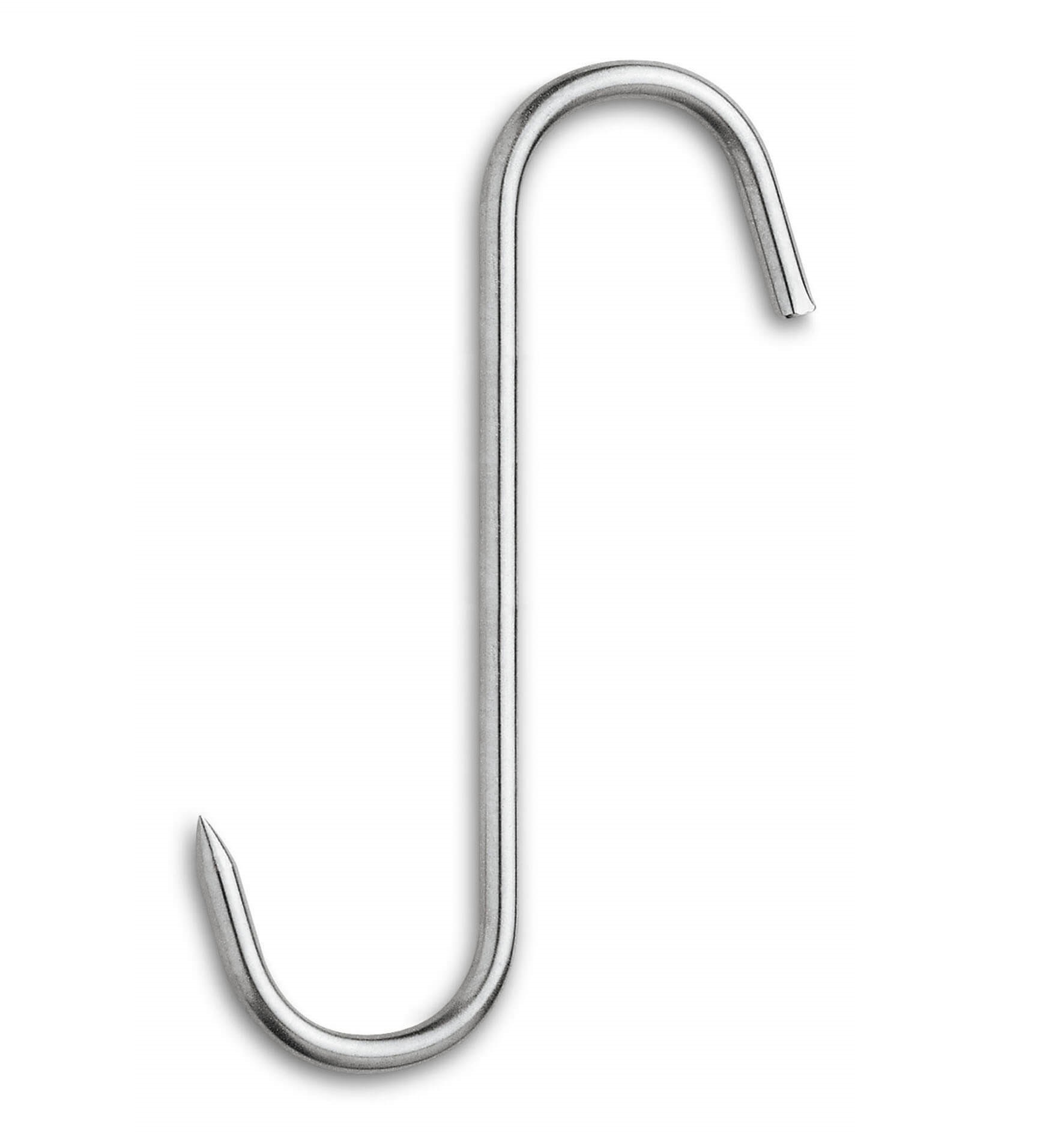 Gancho para carne modelo S acero inox 18x6 cm 3Claveles