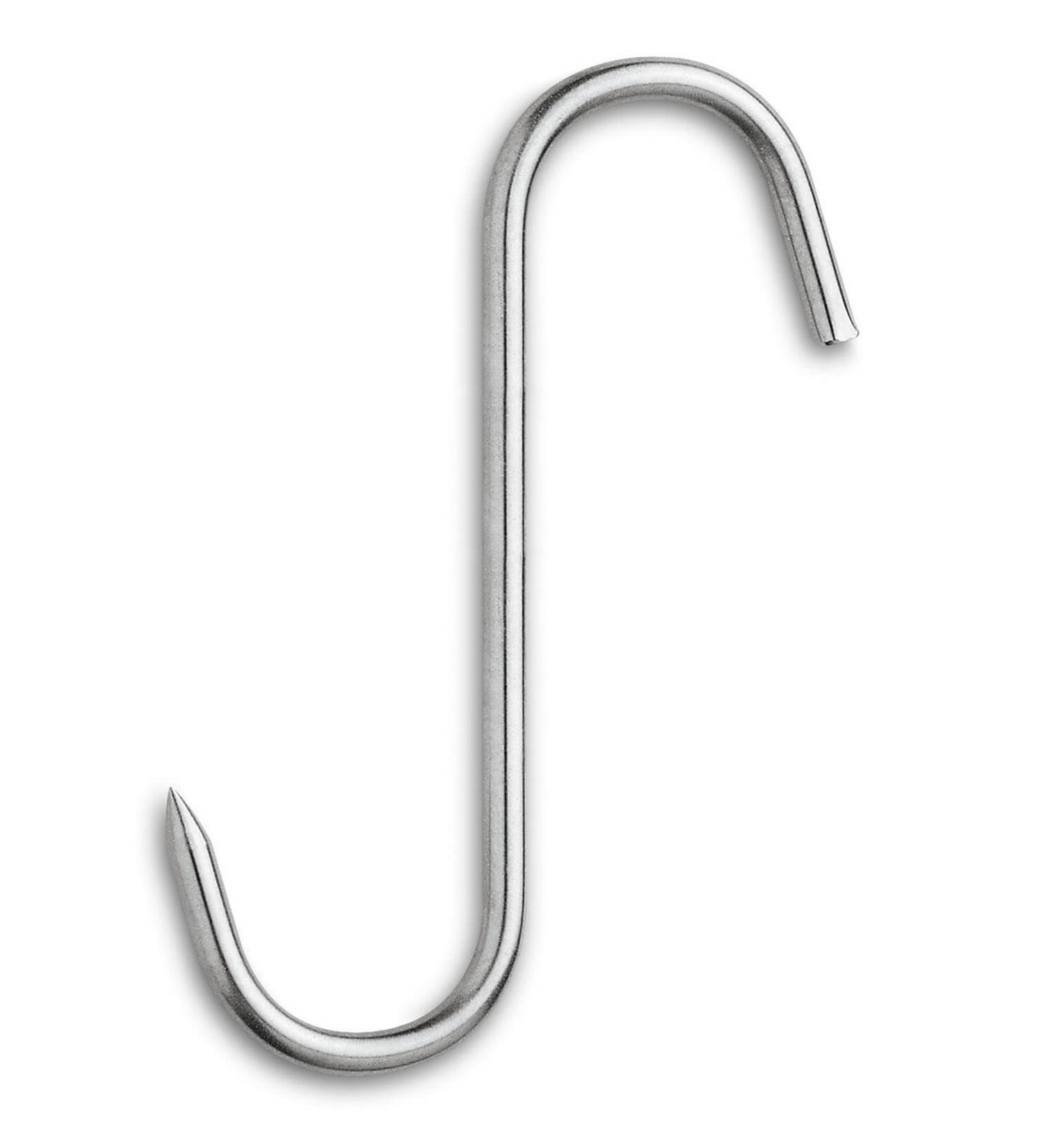 Gancho para carne modelo S acero inox 16x5 cm 3Claveles