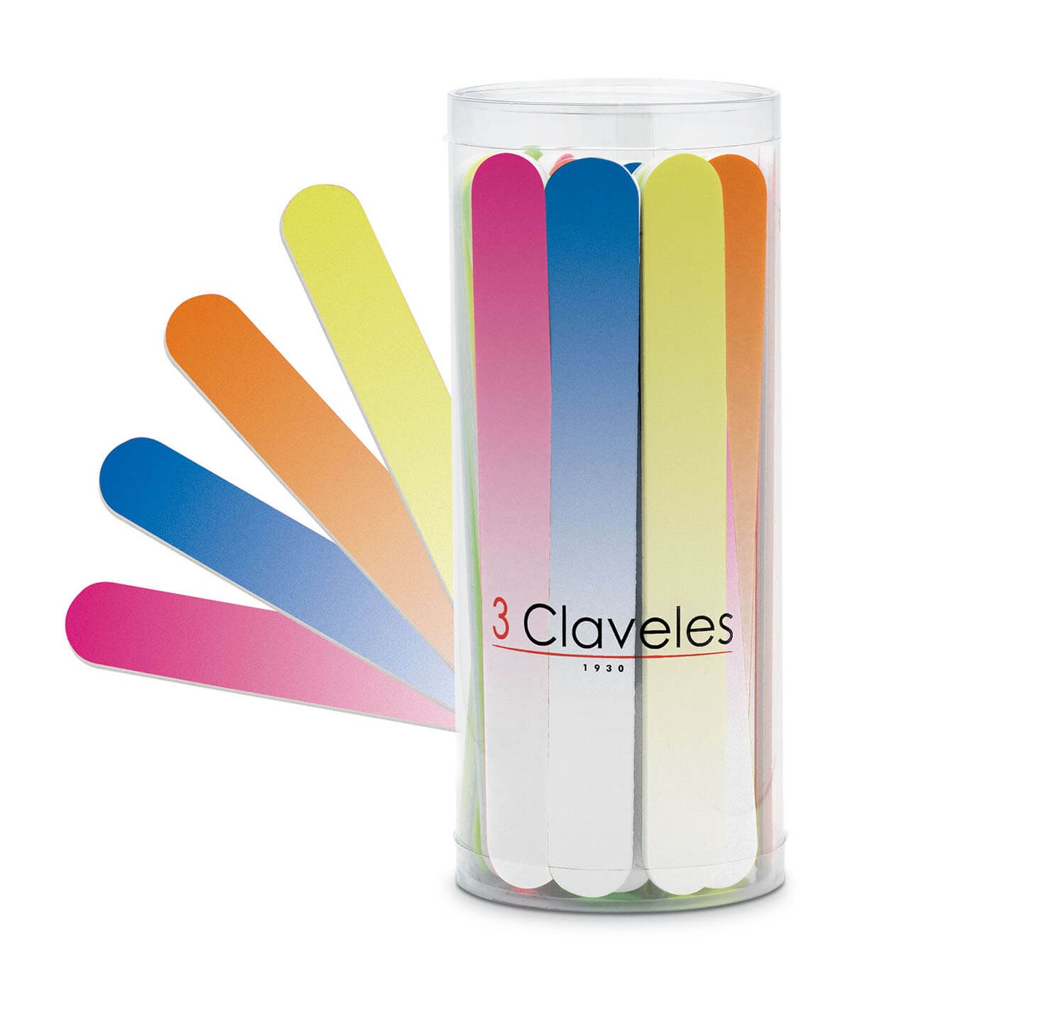 30 flexible corundum files, 2 uses, 18 cm, 3 Claveles