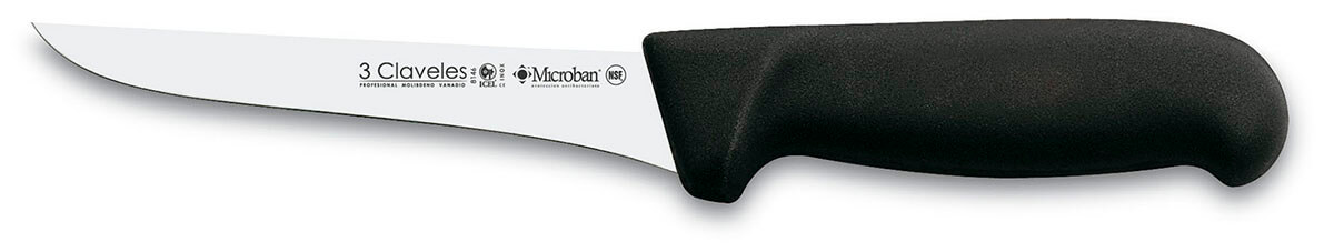 Kit professionnel de découpe de jambon avec 4 couteaux et une couverture à 3 Claveles