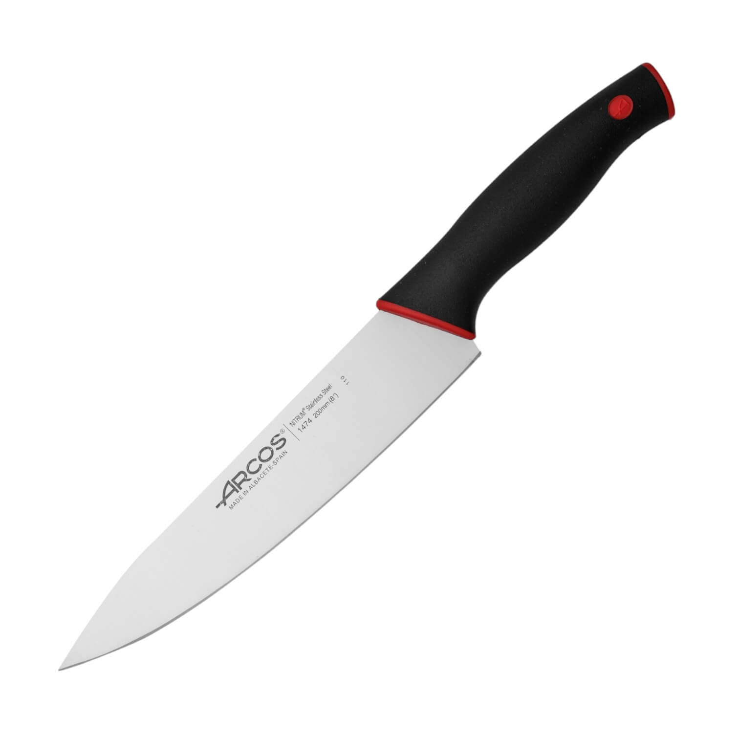 Cuchillo cocinero de 20 cm con mango ergonómico de doble inyecció...