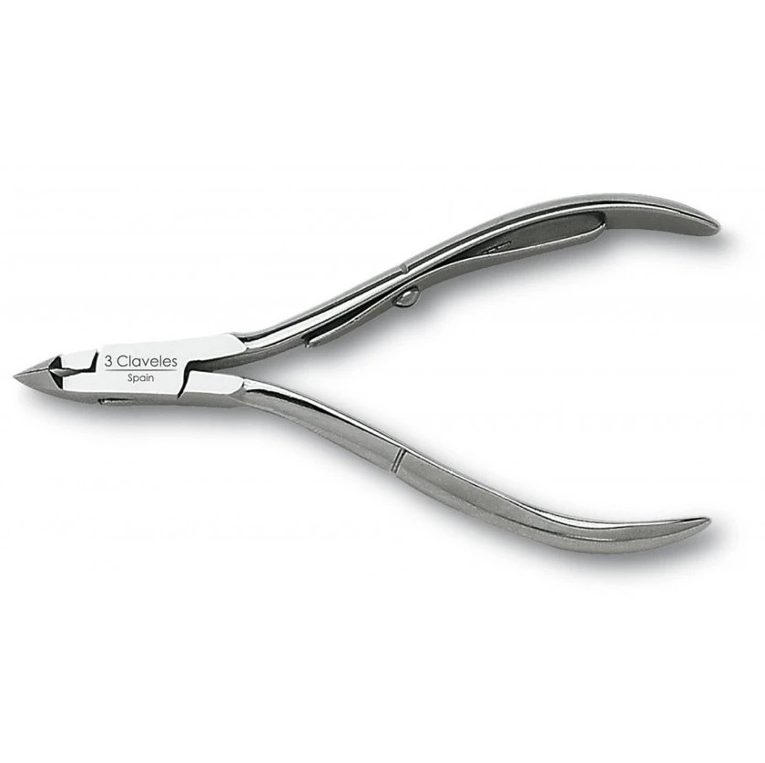 Alicate para cutículas de 10 cm con 5 mm de corte 3 Claveles