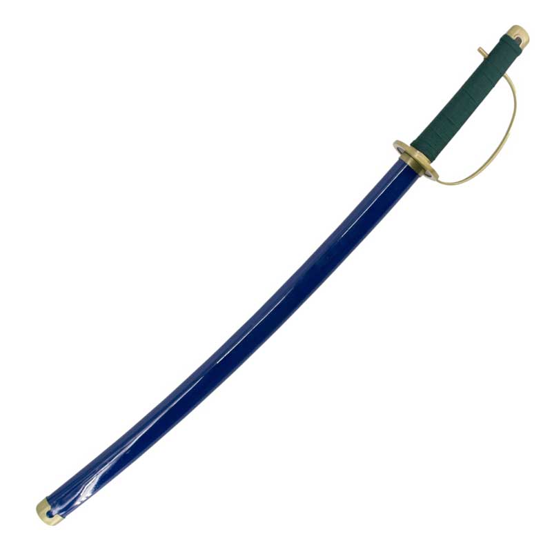 Katana de Shanks de One Piece de 102 cm con mango encordado verde