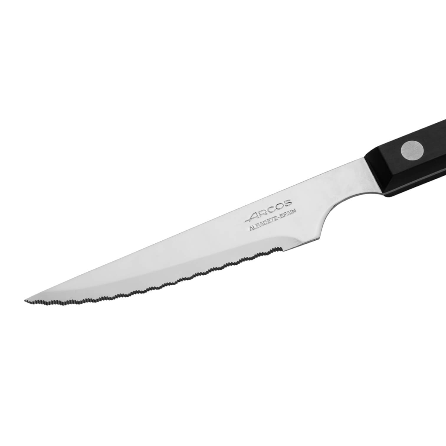 Coltello da bistecca Arcos Capri serie 225mm in poliossimetilene nero
