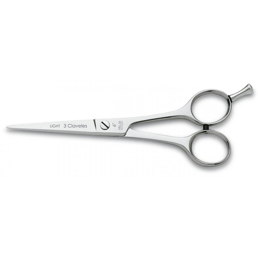 Tijera de peluqueria ST Light 6" con filo microdentado 3 Claveles