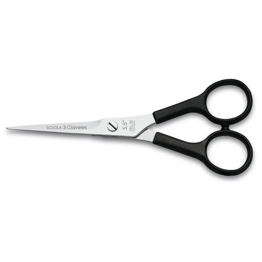 Tijera de peluqueria Scuola 5.5" filo dentado 3 Claveles